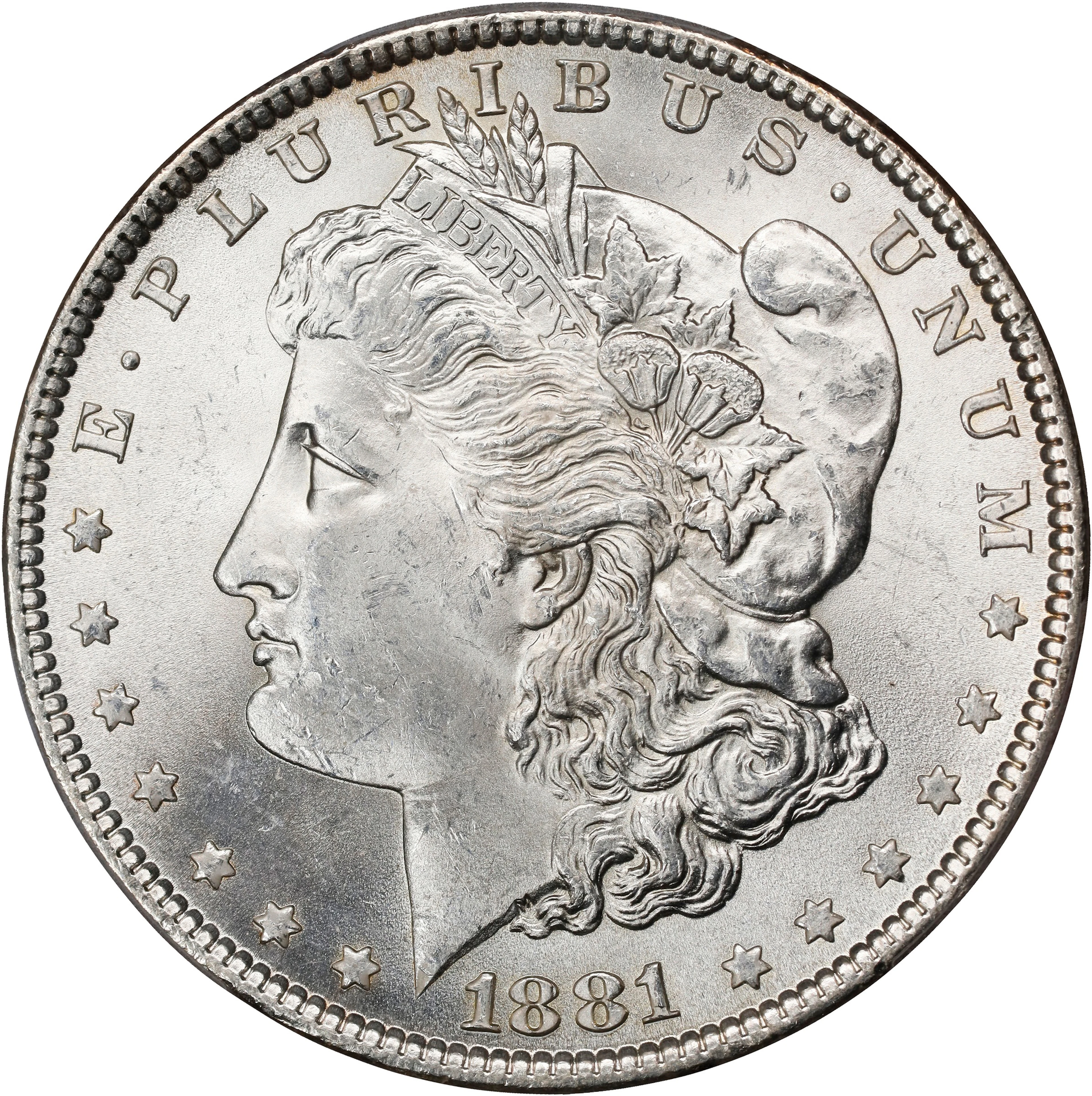 1881 Morgan Silver Dollar. MS-65 (PCGS).