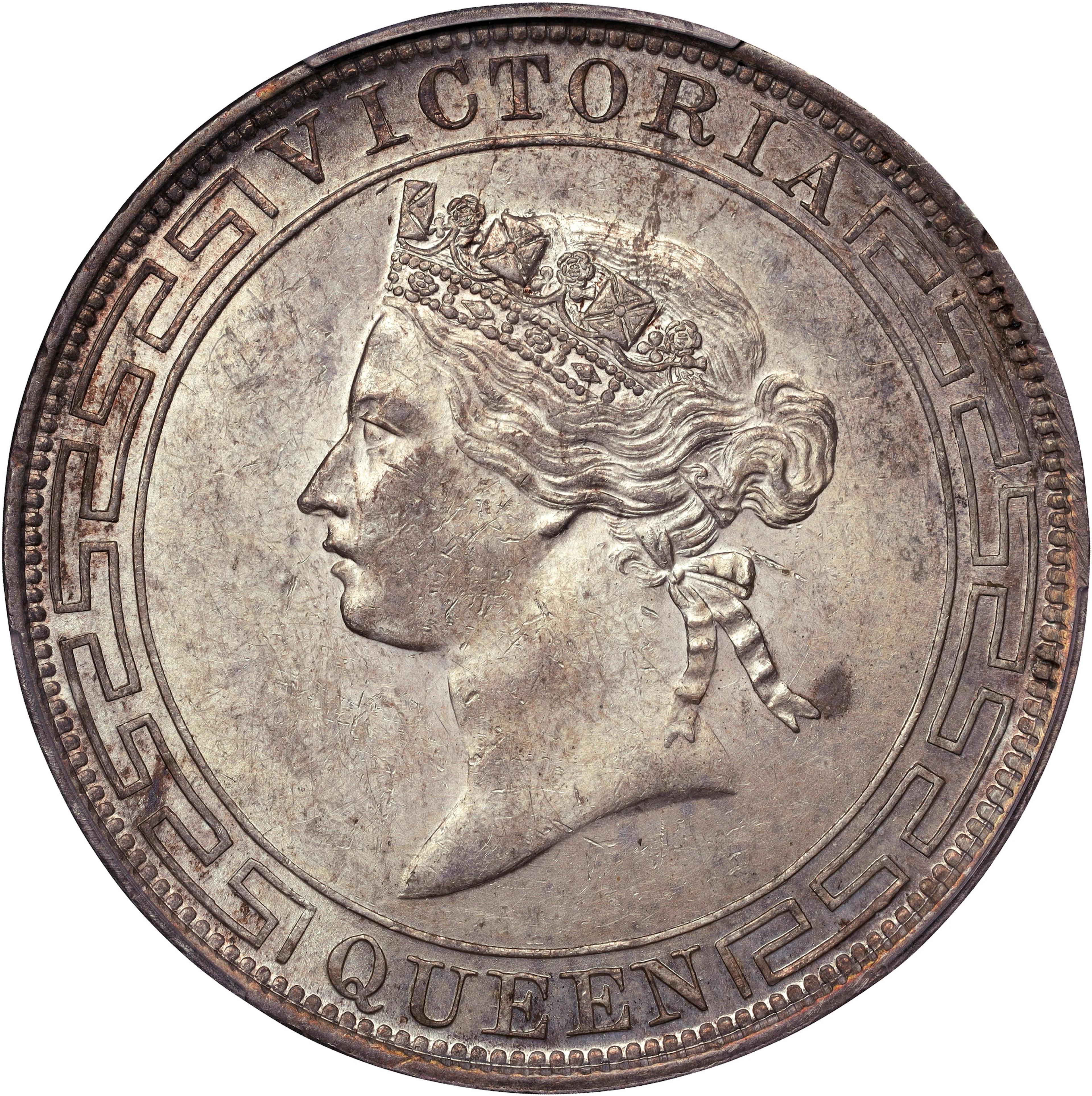 (t) HONG KONG (SAR). Dollar, 1868. Hong Kong Mint. Victoria. PCGS