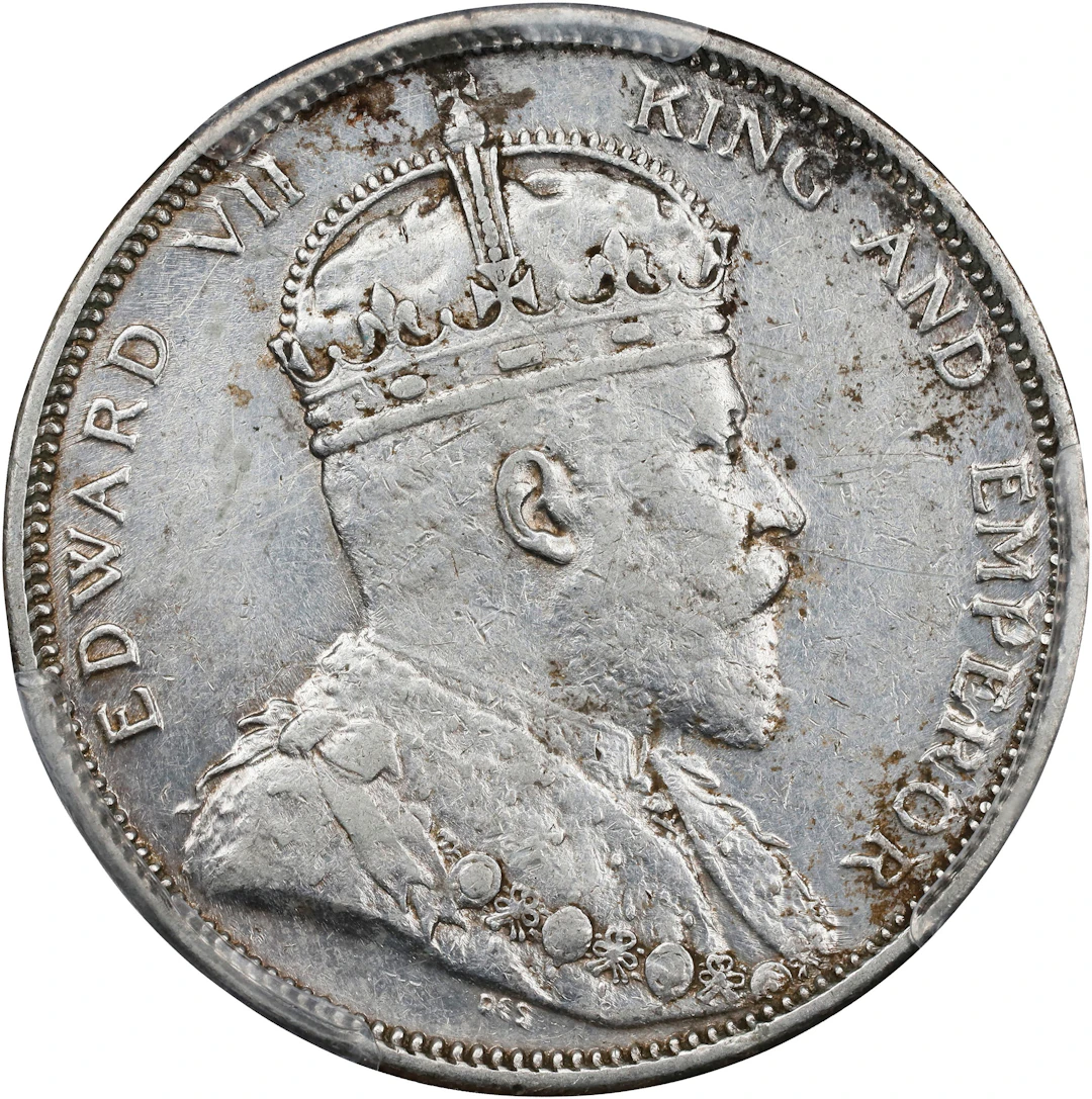 STRAITS SETTLEMENTS. Dollar, 1903-B. Bombay Mint. Edward VII. PCGS