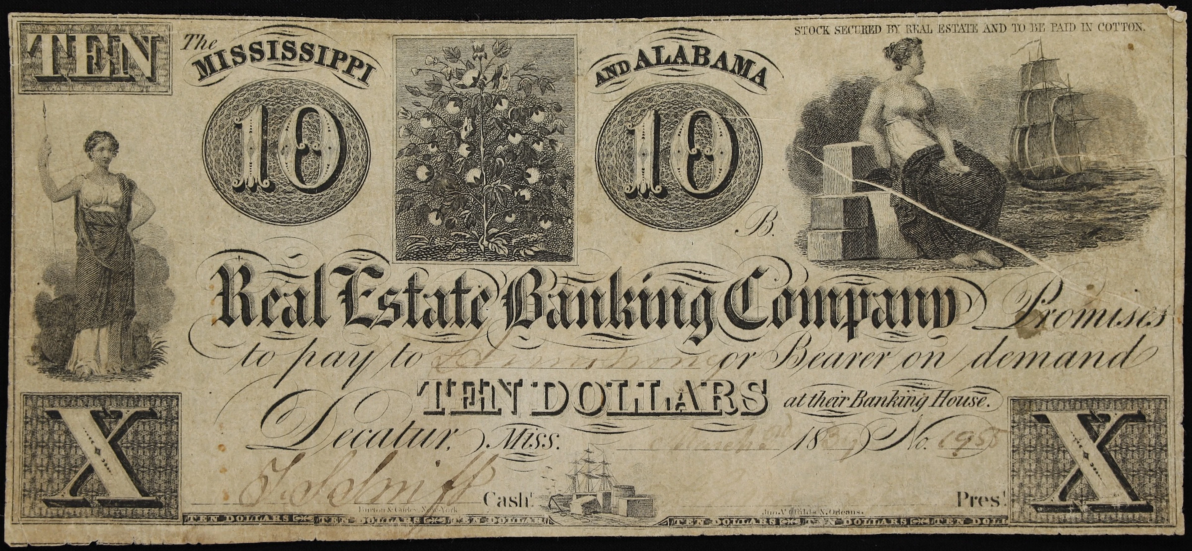 Decatur, Mississippi. Mississippi & Alabama Real Estate Banking Company.