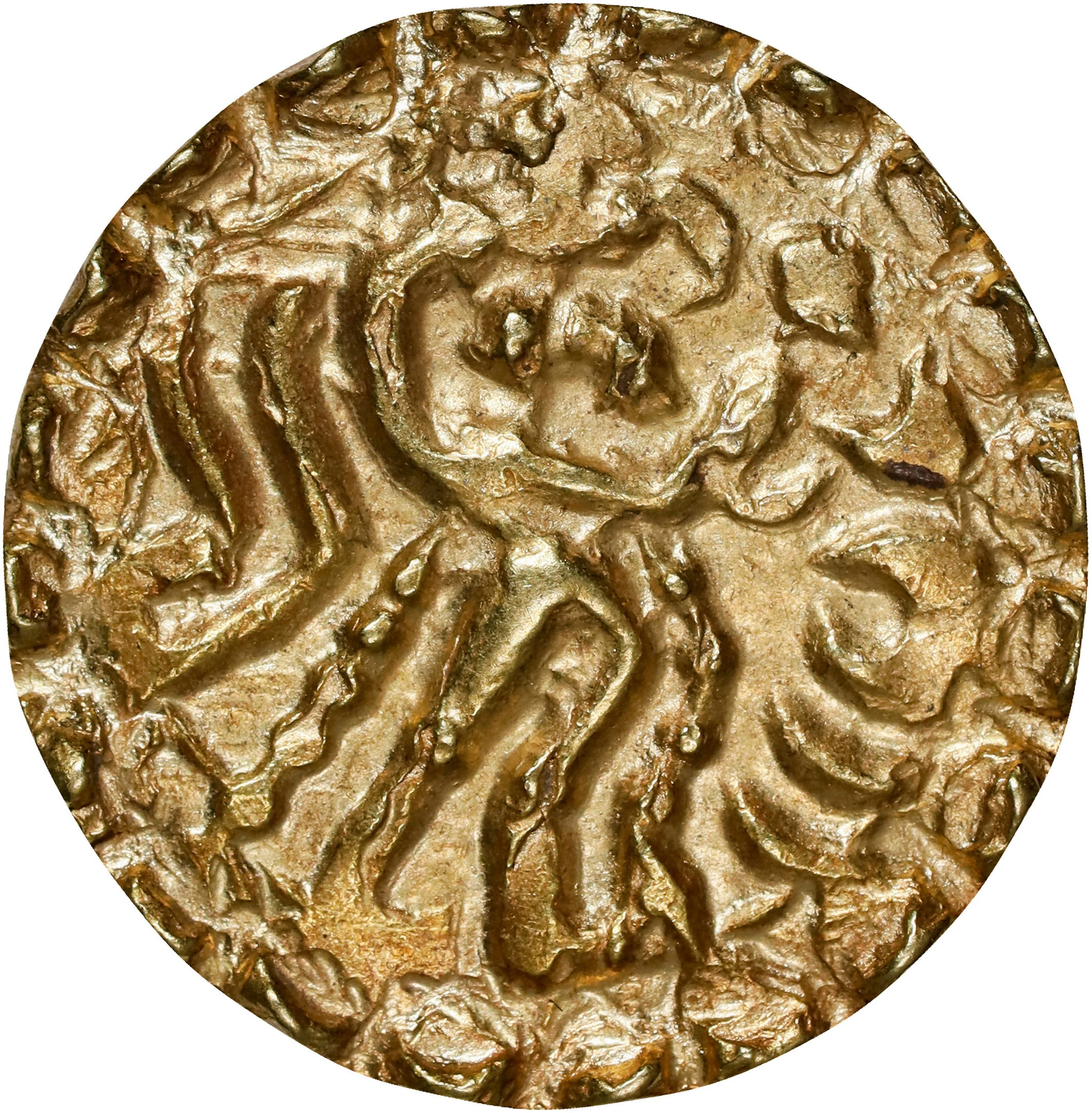 INDIA. Samatata (Post-Gupta). AV Dinar (5.62 gms), ca. 500-550. EXTREMELY FINE.