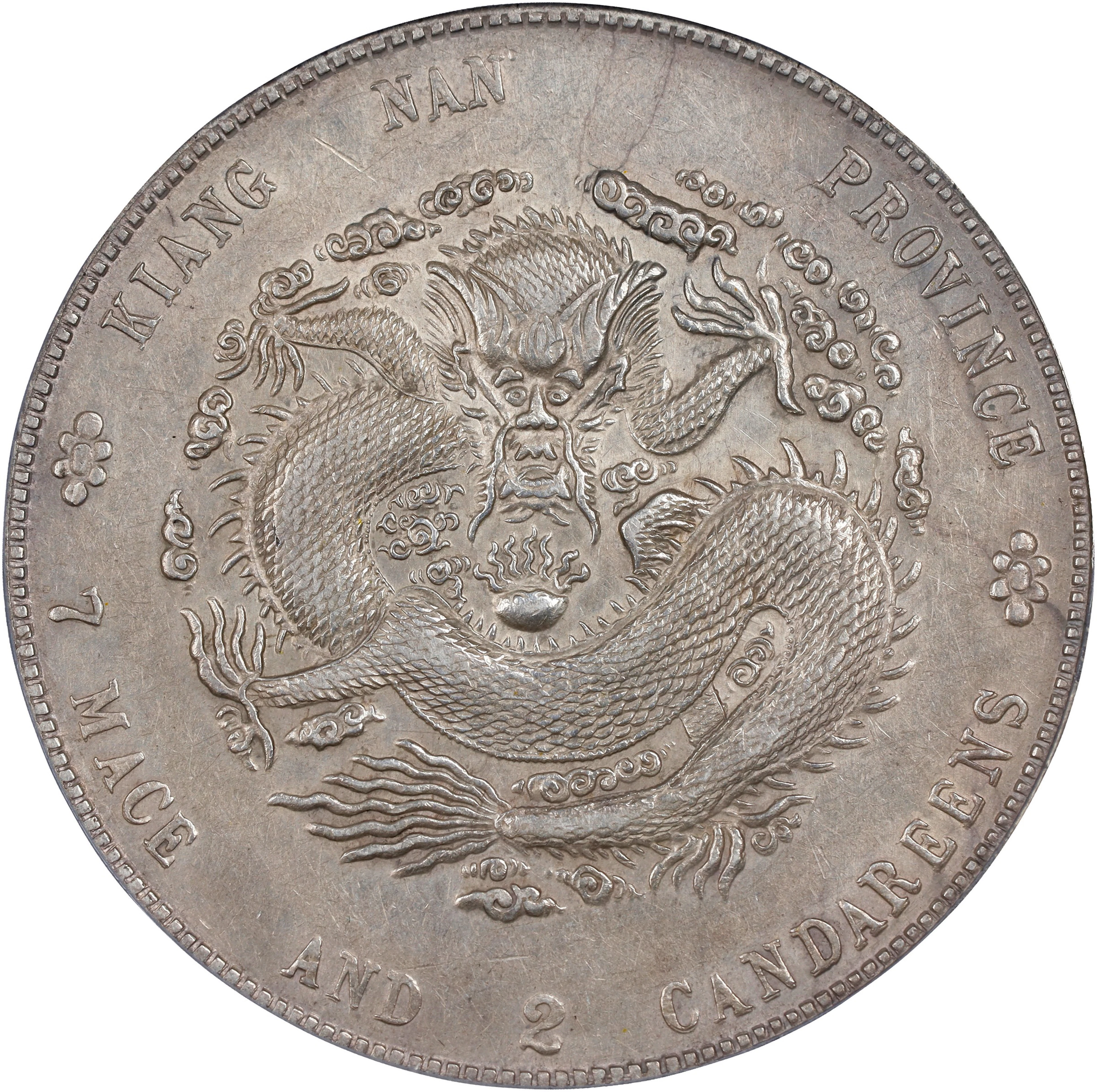 (t) CHINA. Kiangnan. 7 Mace 2 Candareens (Dollar), CD (1903)-HAH.