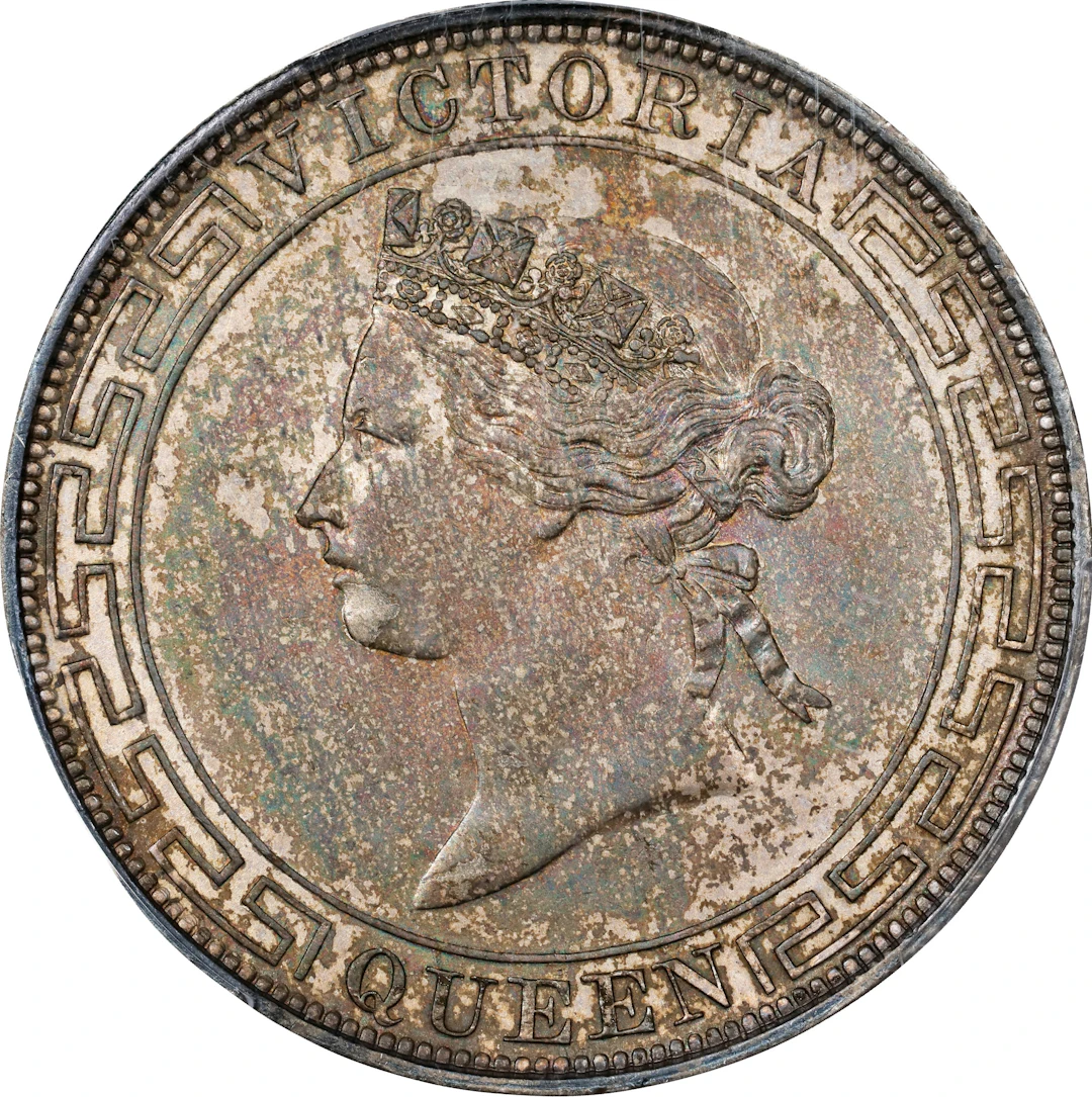 (t) HONG KONG (SAR). Dollar, 1866. Hong Kong Mint. Victoria. PCGS