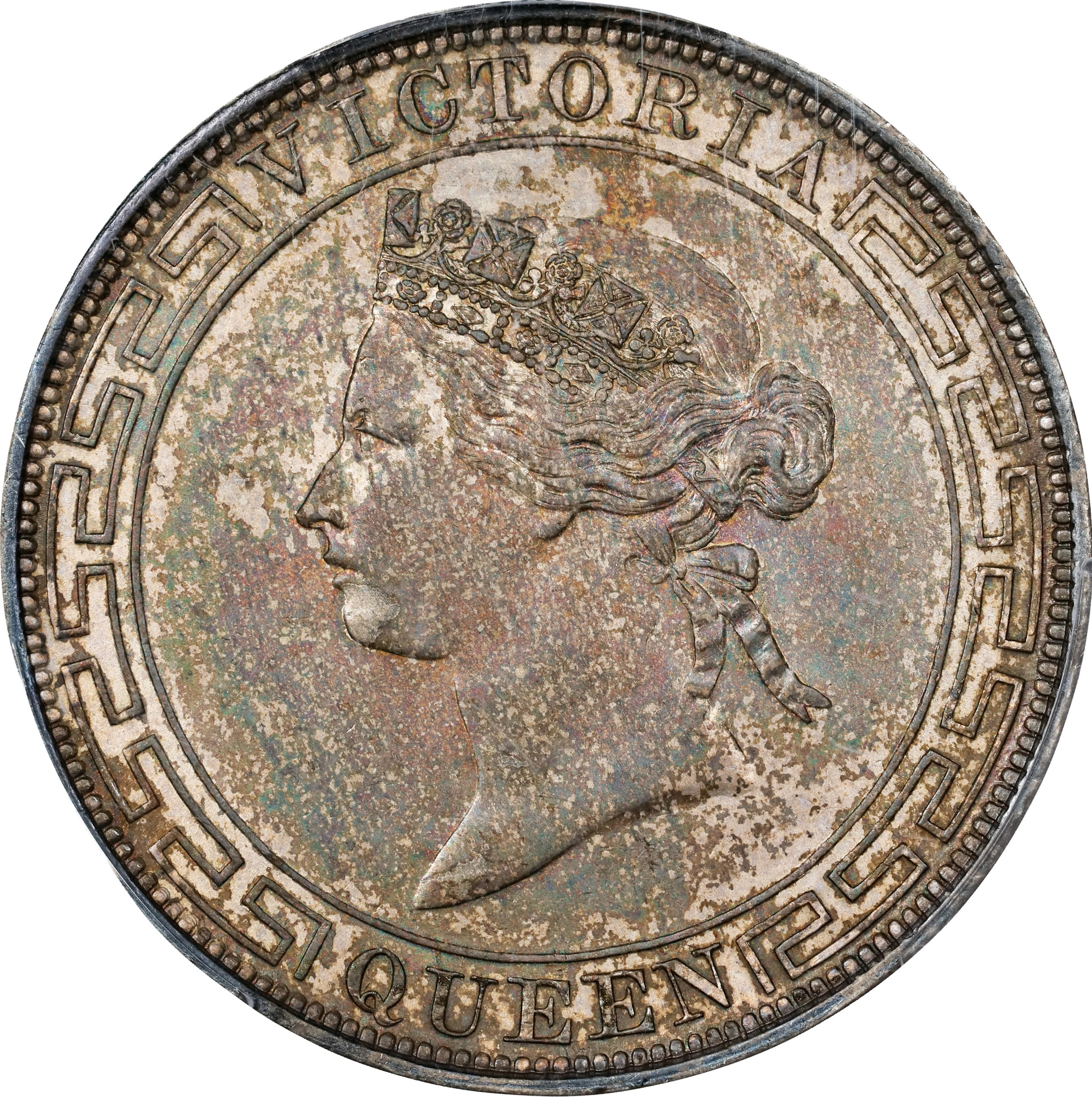 (t) HONG KONG (SAR). Dollar, 1866. Hong Kong Mint. Victoria. PCGS