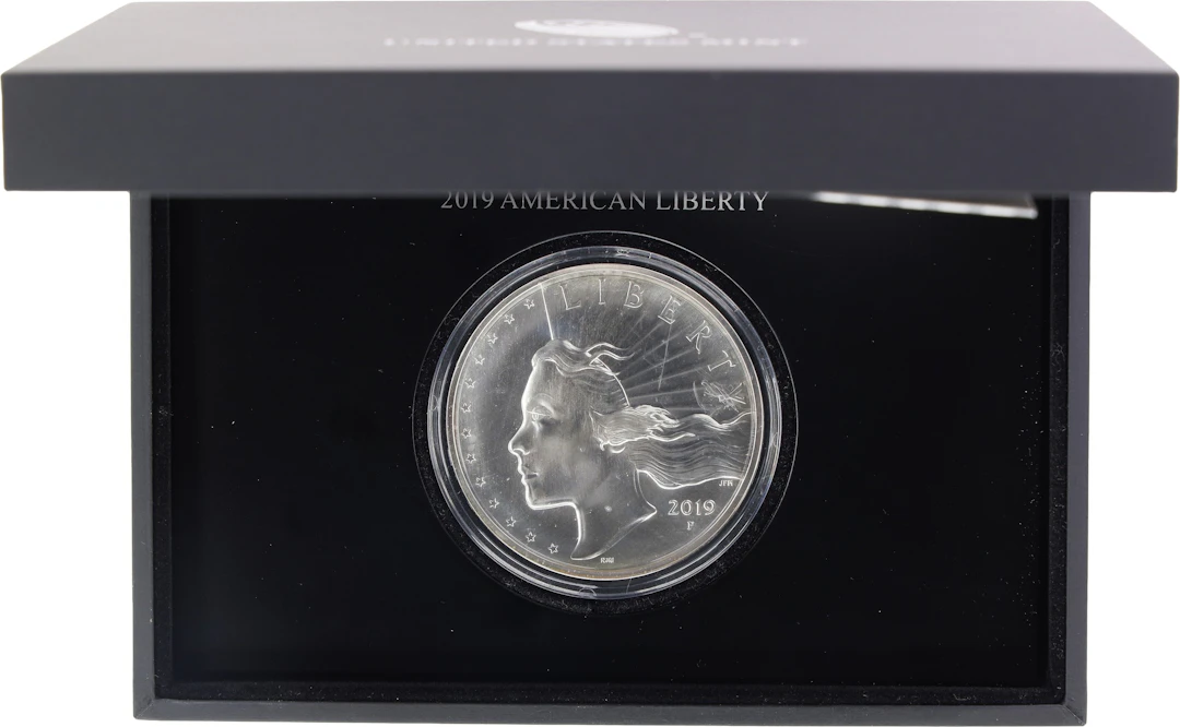 (2.5 oz, 77.76 g ASW). 2019-P American Liberty Silver Medal. High Relief.