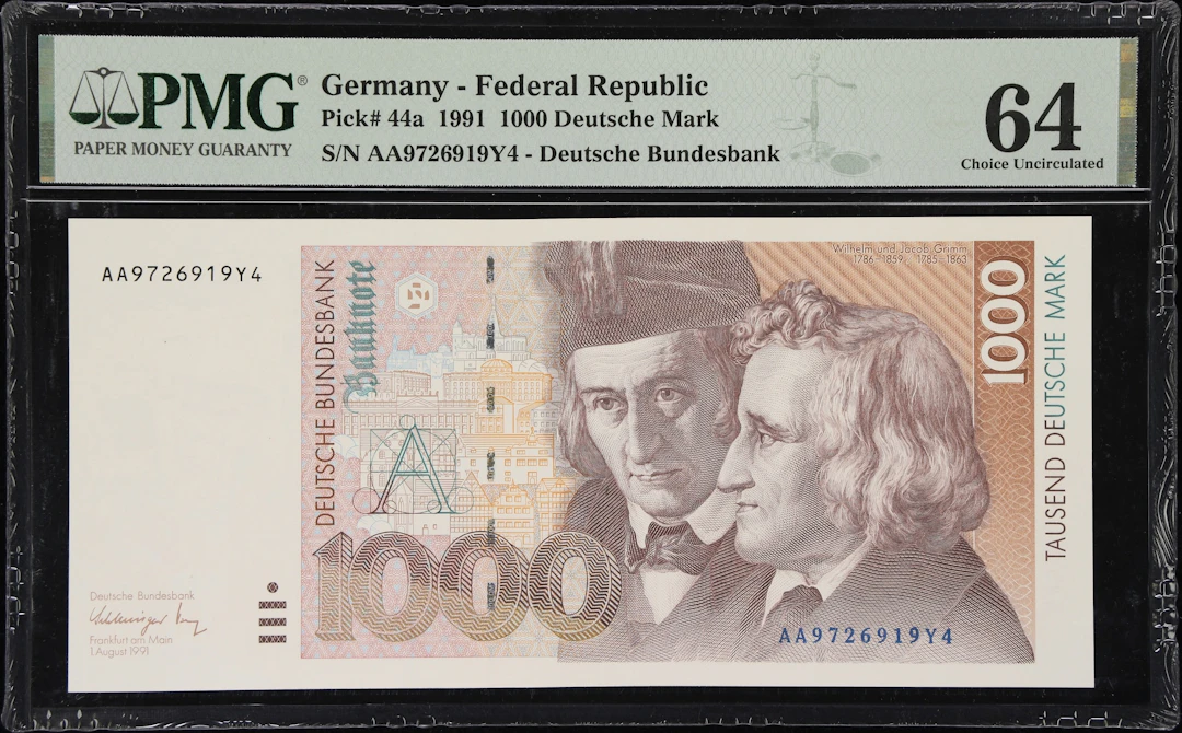 GERMANY, FEDERAL REPUBLIC. Deutsche Bundesbank. 1000 Deutsche Mark