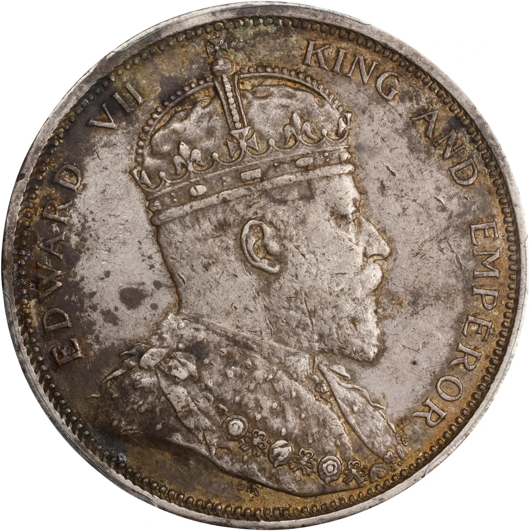 STRAITS SETTLEMENTS. Dollar, 1903-B. Bombay Mint. Edward VII. PCGS