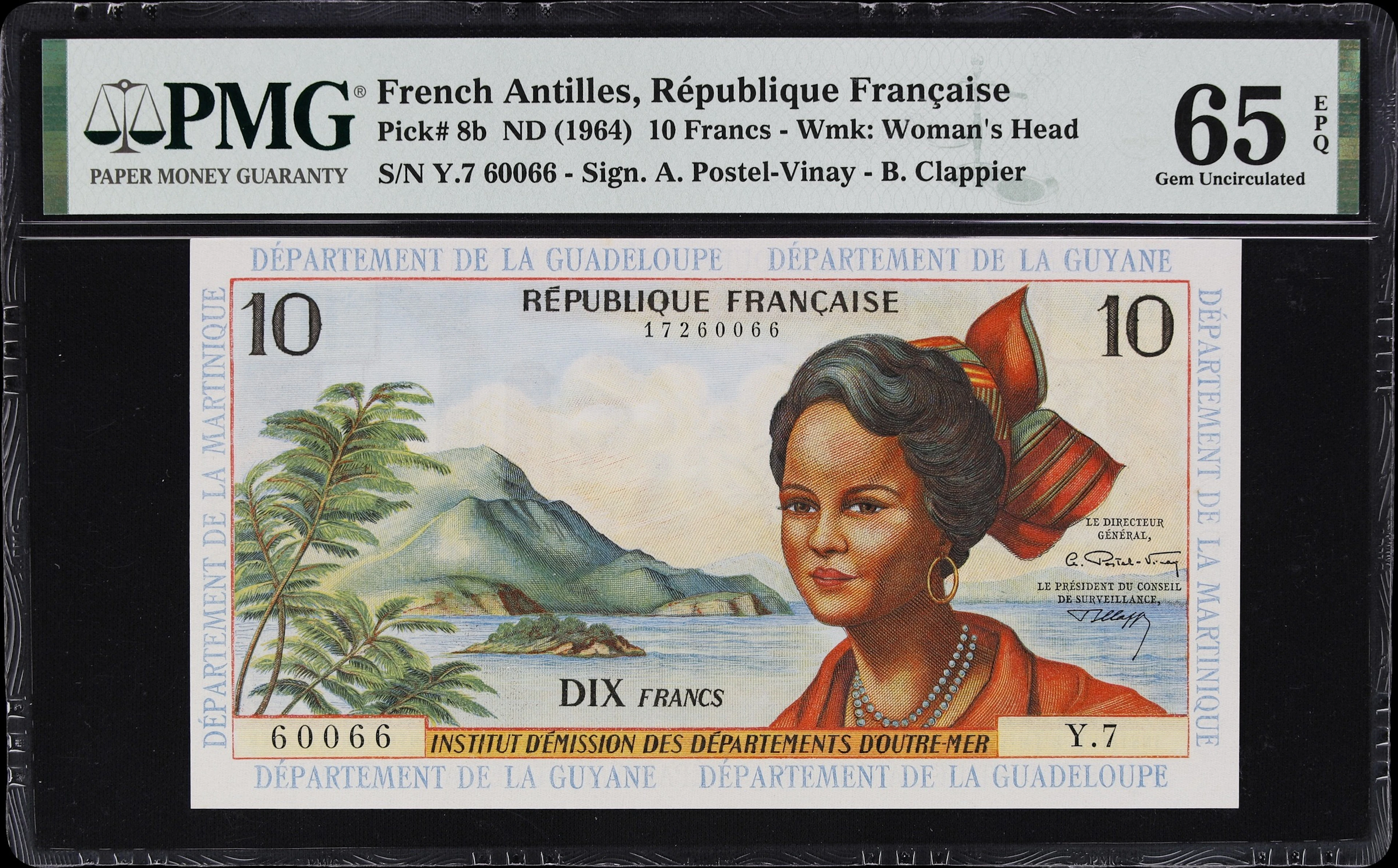 (◊) FRENCH ANTILLES. Institut d'Emission des Departements d'Outre-Mer.