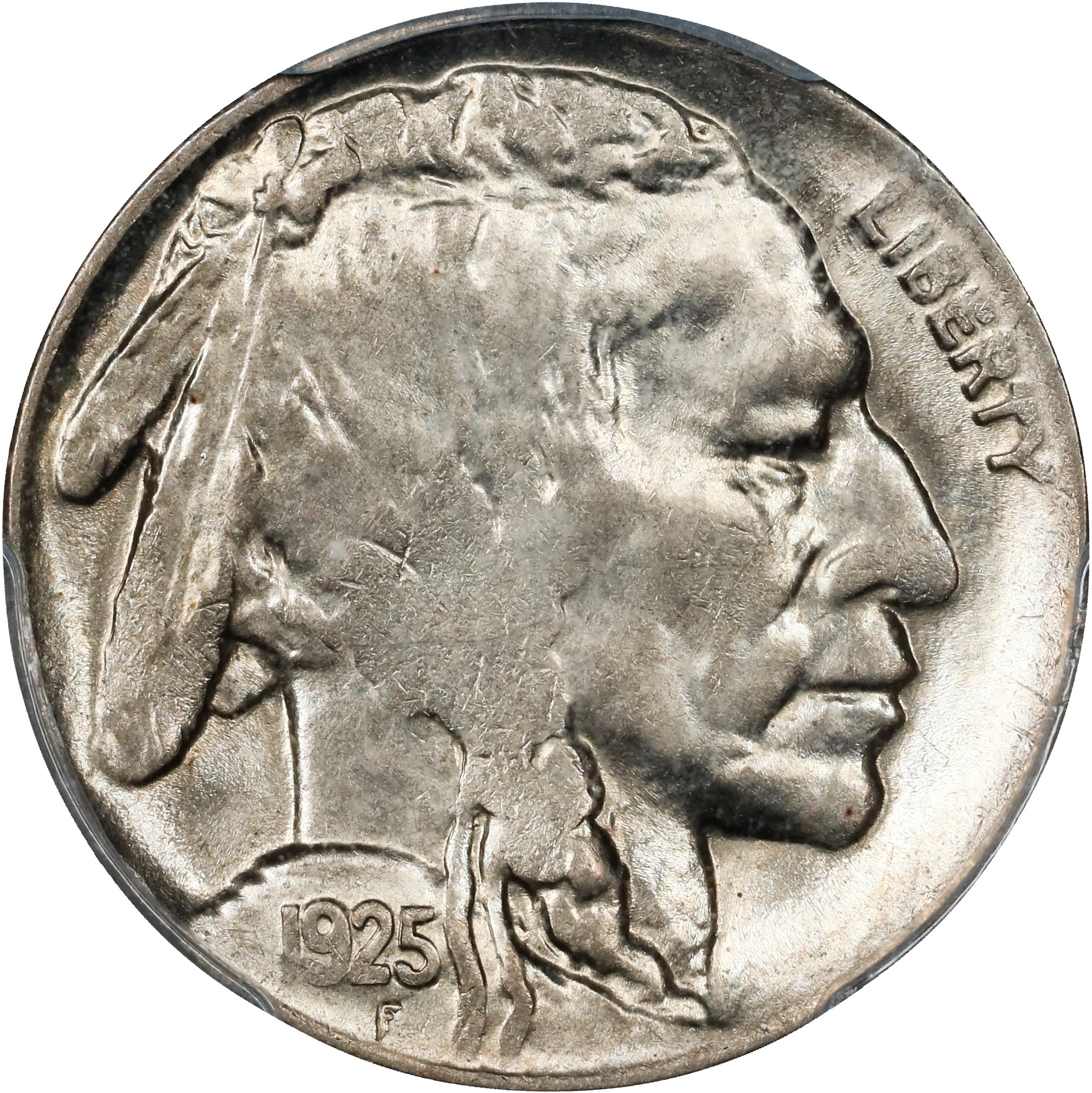 1925-D Buffalo Nickel. MS-62 (PCGS).