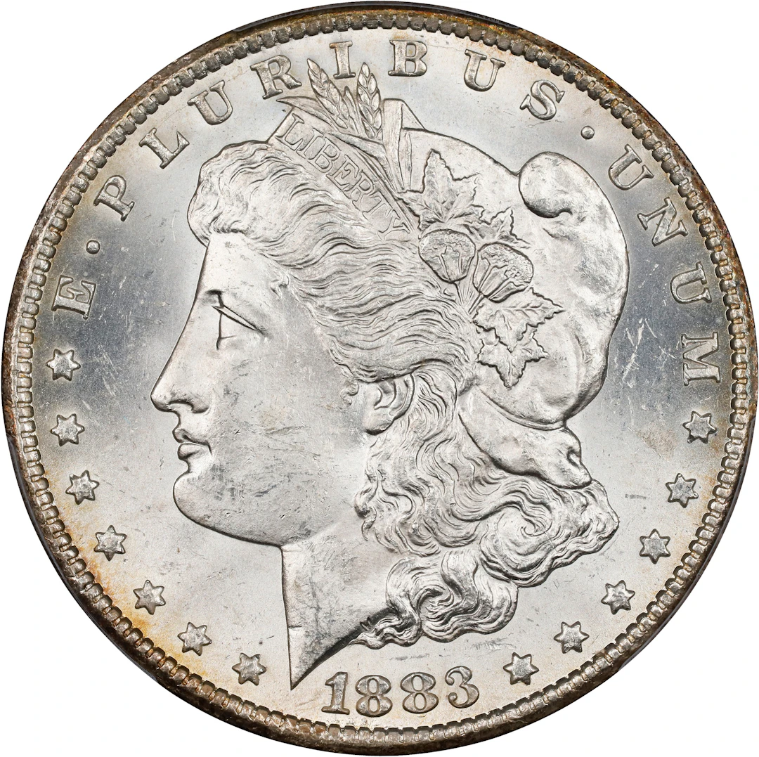1883-CC Morgan Silver Dollar. MS-63 (PCGS).