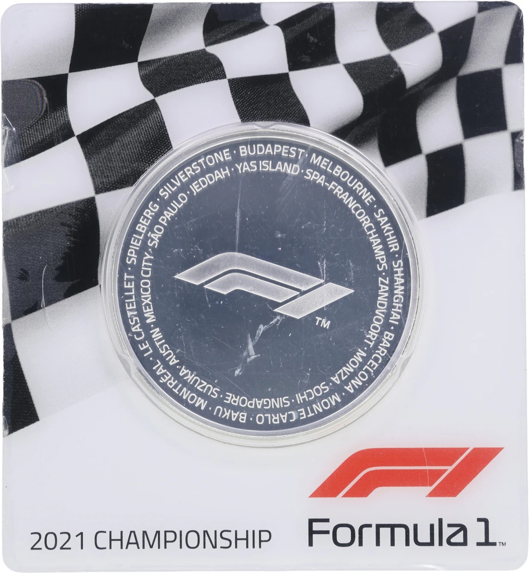 (2.5 oz, 77.76 g ASW). Solomon Islands. 2021 Formula 1 Silver $5. Proof.