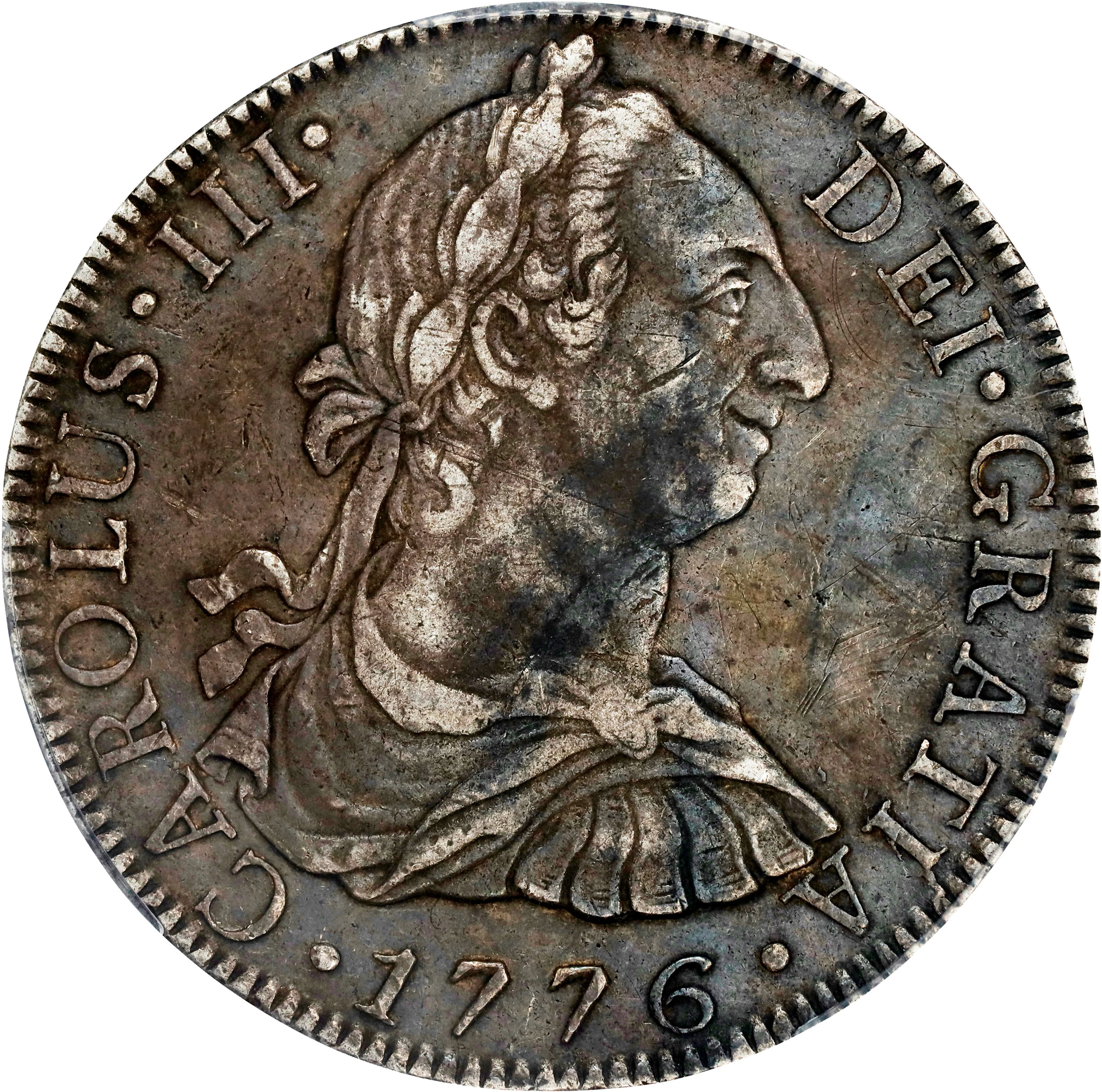 MEXICO. 8 Reales, 1776-Mo FM. Mexico City Mint. Charles III. PCGS