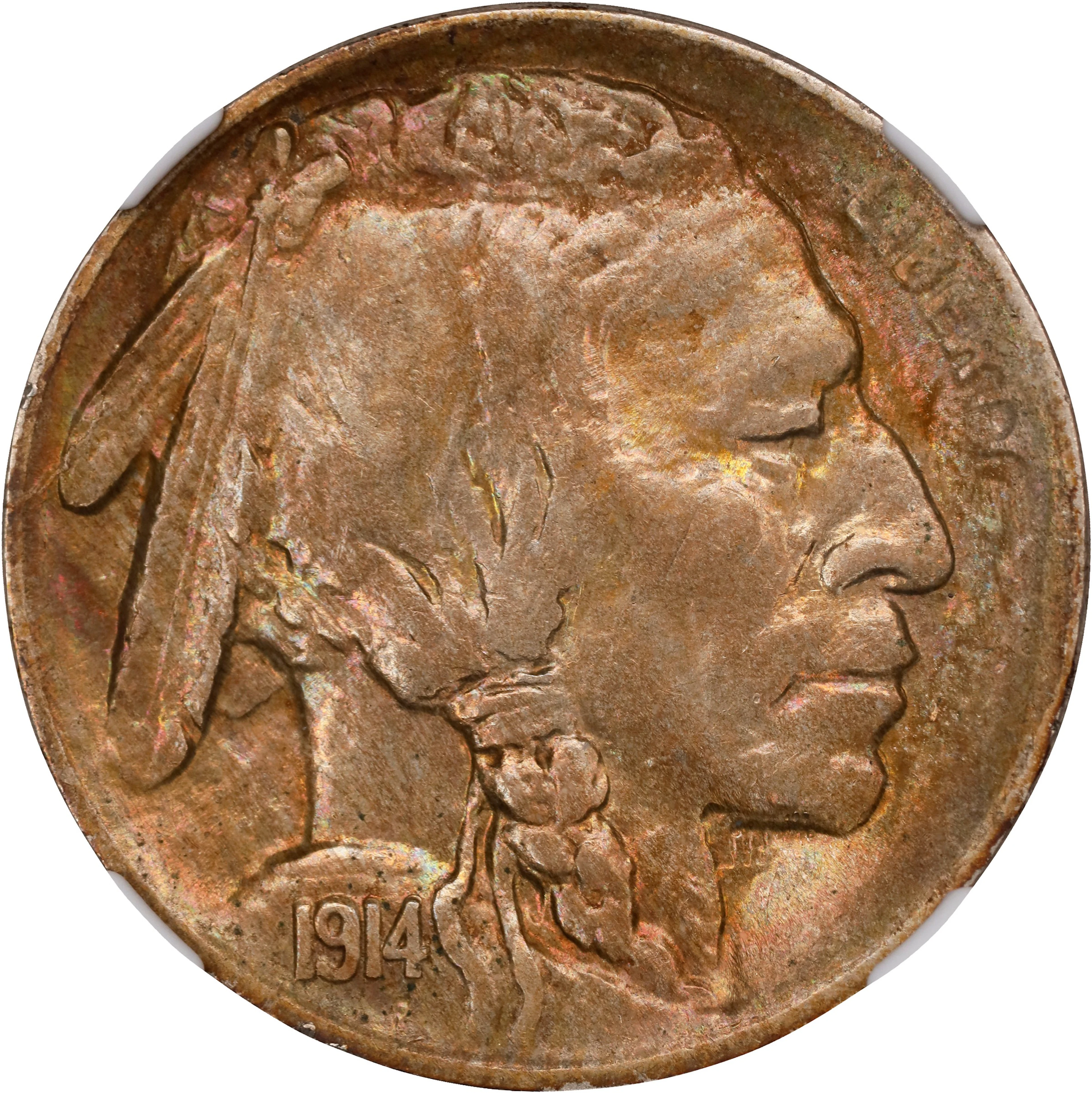 1914-S Buffalo Nickel. MS-62 (NGC).