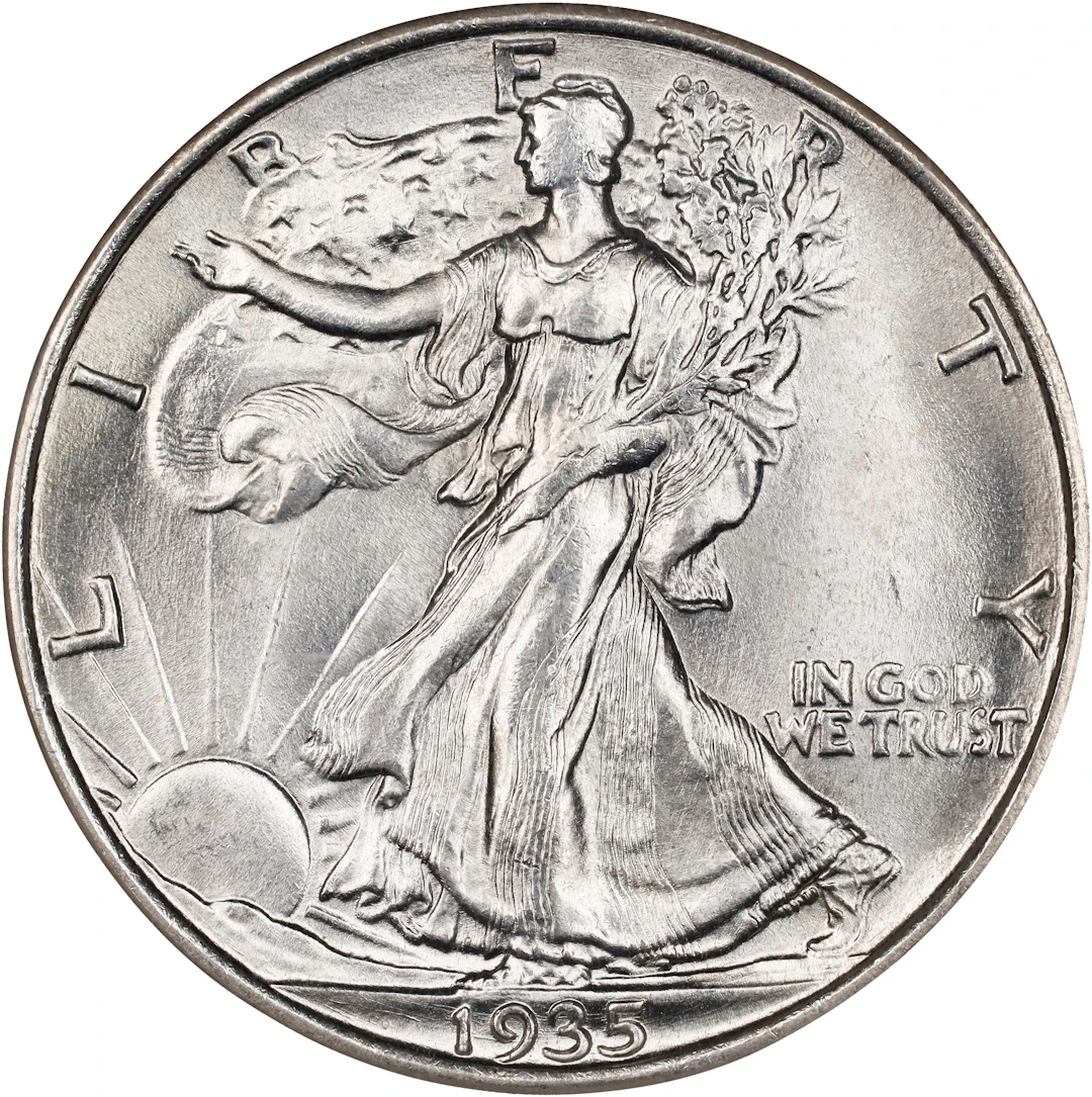 1935 Walking Liberty Half Dollar. MS-65 (NGC).