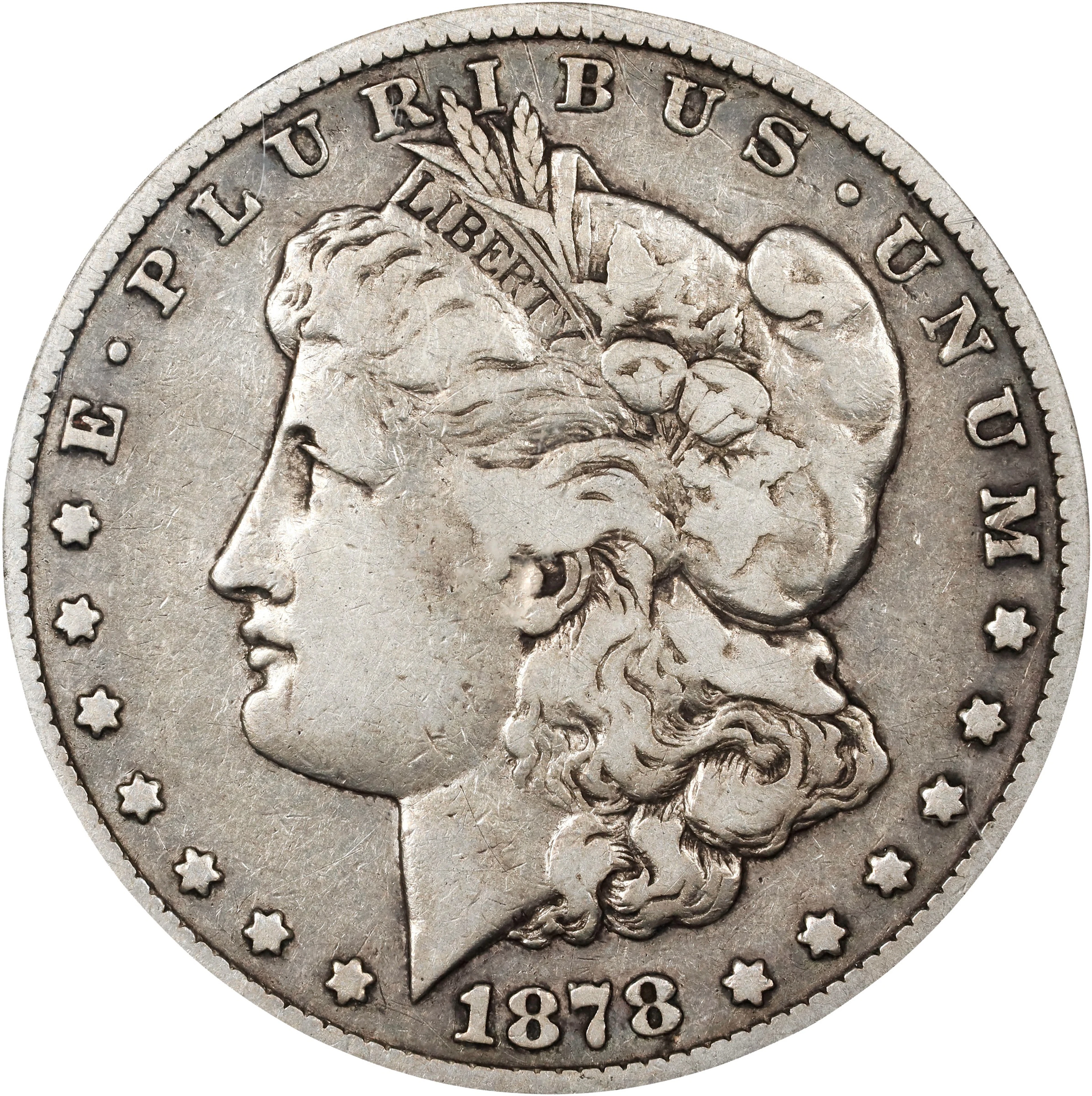 1878-CC Morgan Silver Dollar. VG-8 (PCGS).