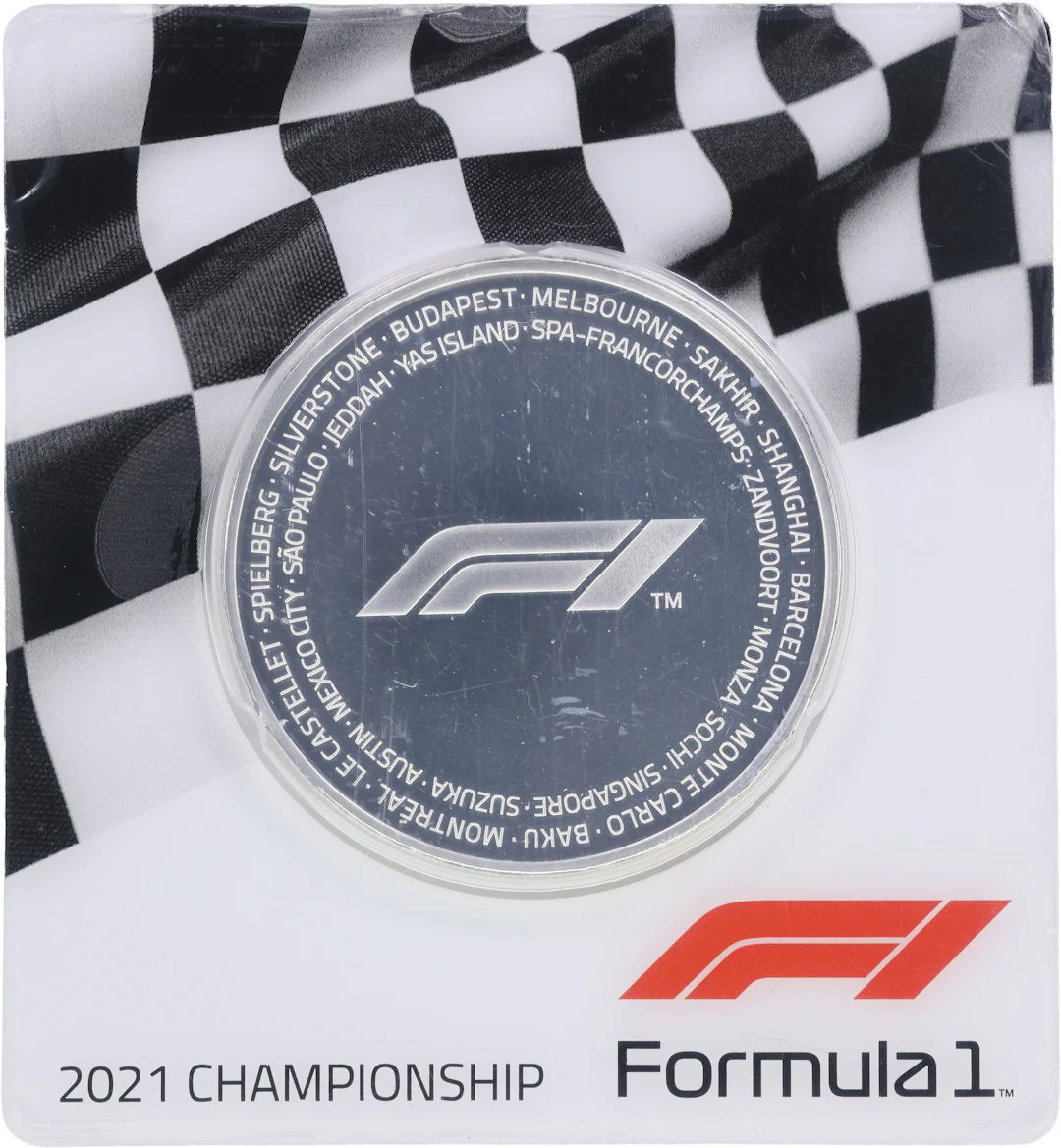 (2.5 oz, 77.76 g ASW). Solomon Islands. 2021 Formula 1 Silver $5. Proof.