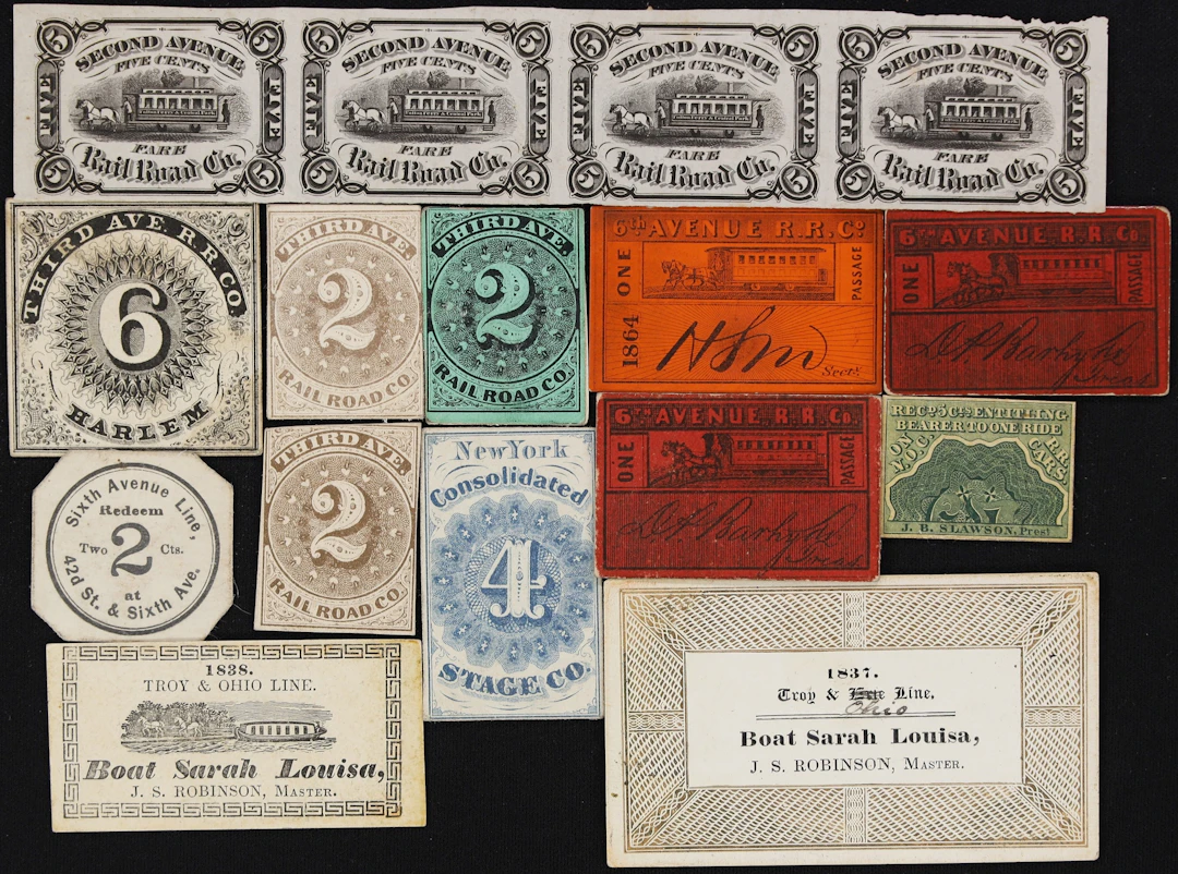Lot of (16) Mixed Chits. Mixed Issuers. Mixed Denominations. Very