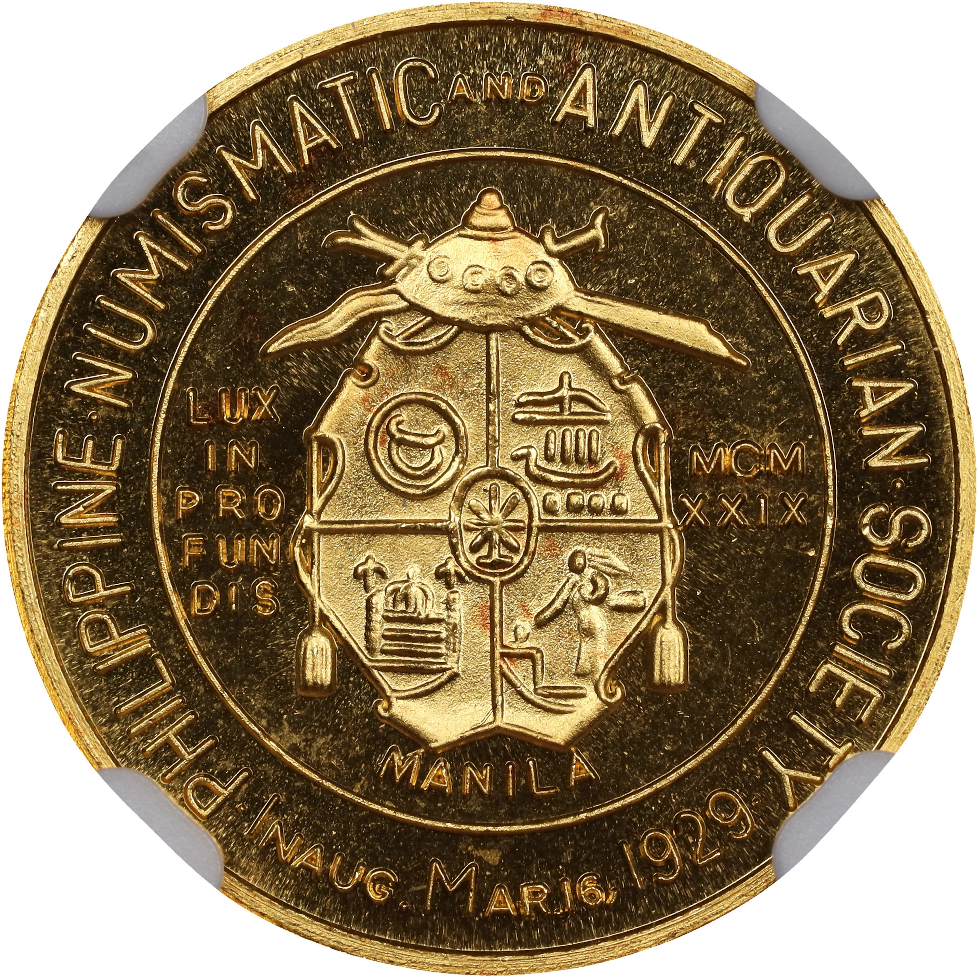 PHILIPPINES. Philippine Numismatic and Antiquarian Society (PNAS)