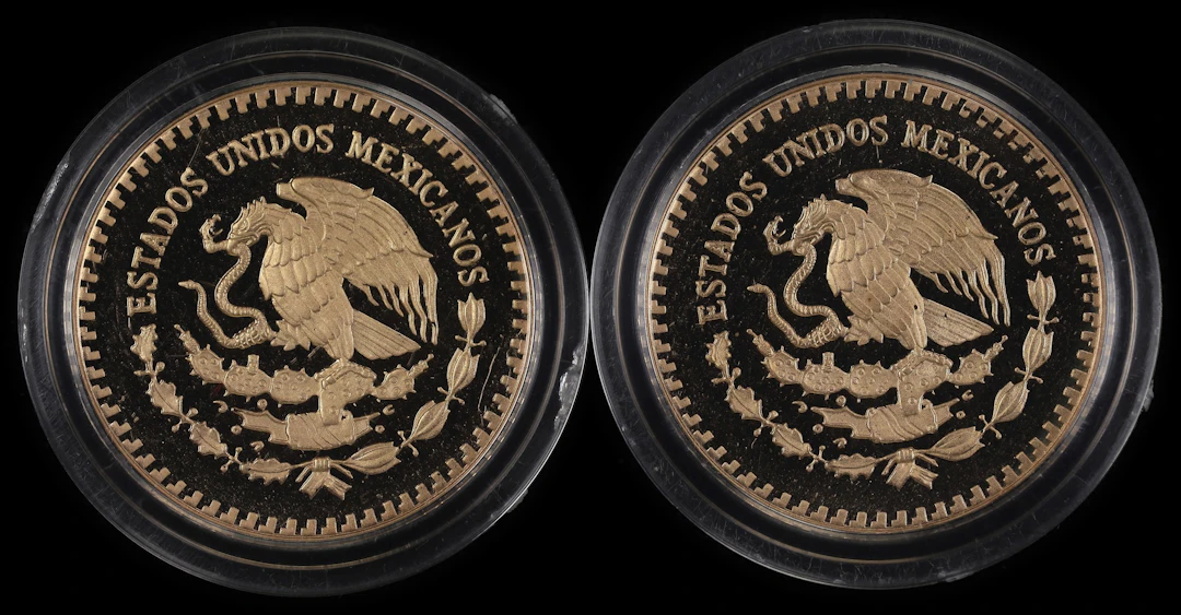 (0.5 oz, 15.552 g AGW). Mexico. Lot of (2) 1985 World Cup Gold 250 Pesos.