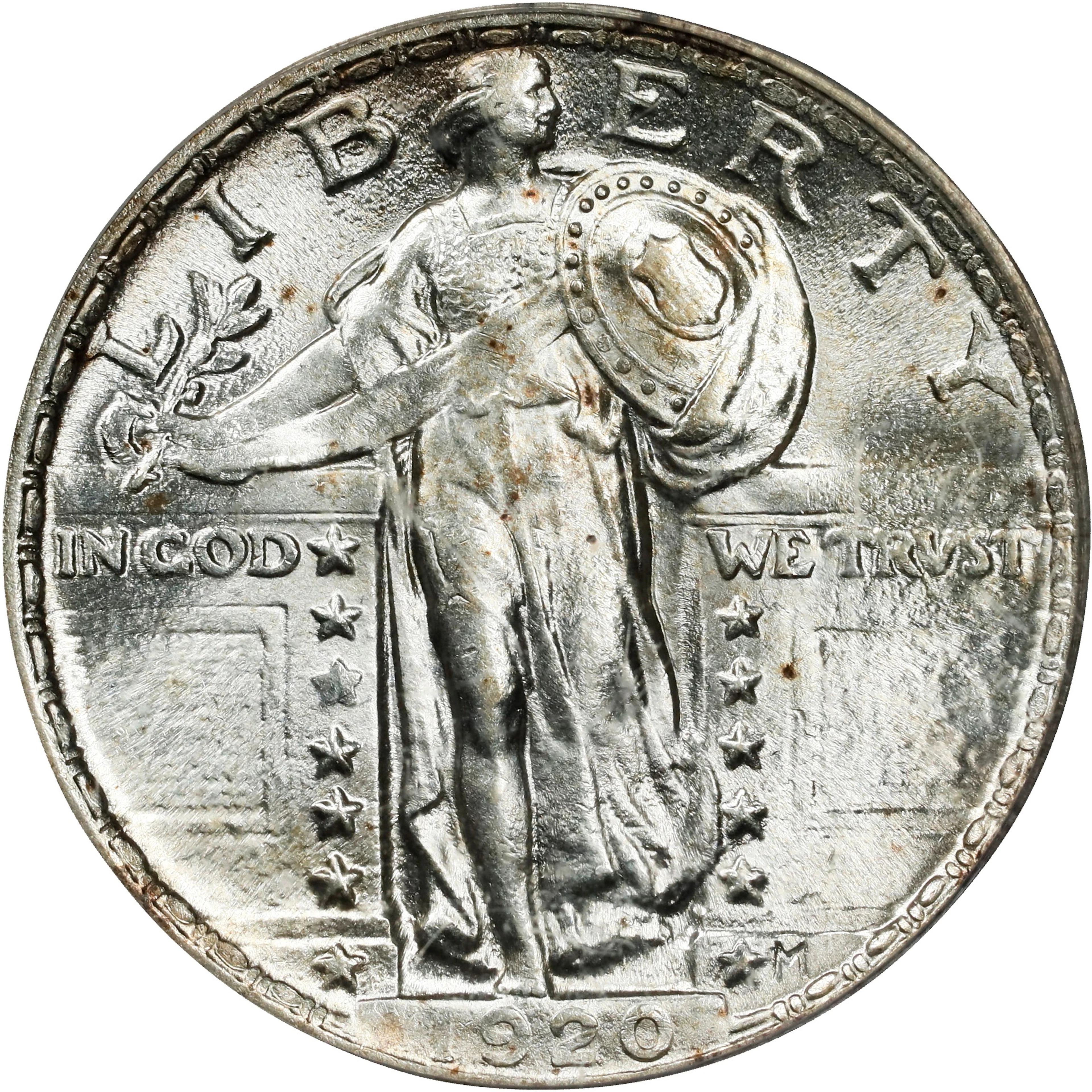 1920 Standing Liberty Quarter. MS-63 (PCGS).