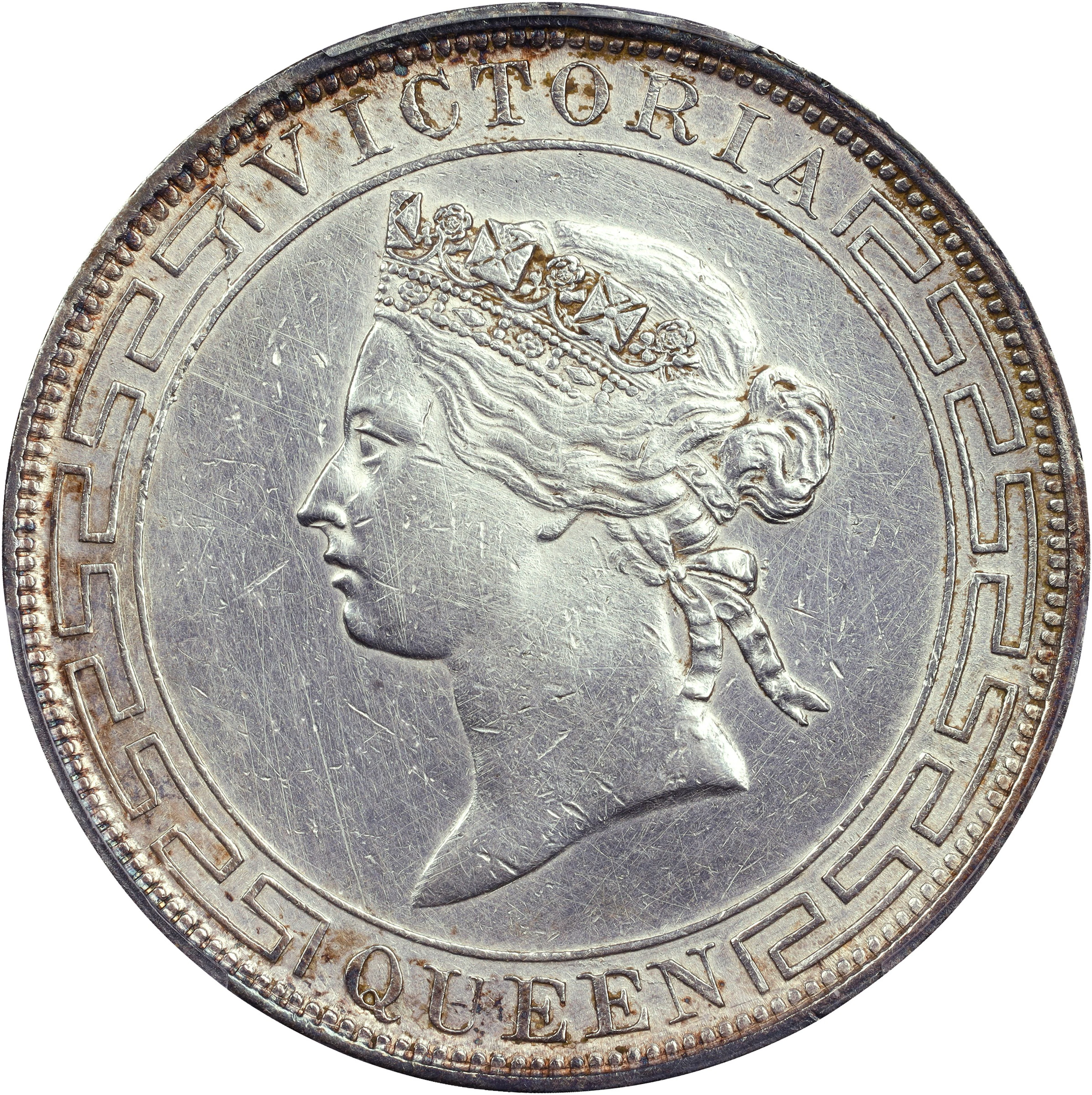 (t) HONG KONG (SAR). Dollar, 1867. Hong Kong Mint. Victoria. PCGS