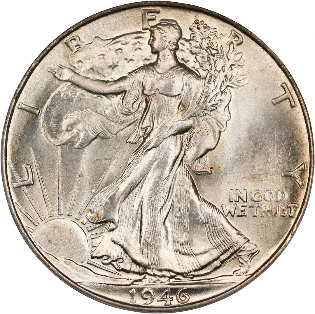1946 Walking Liberty Half Dollar. MS-65 (PCGS). CAC. OGH Generation 2.2.
