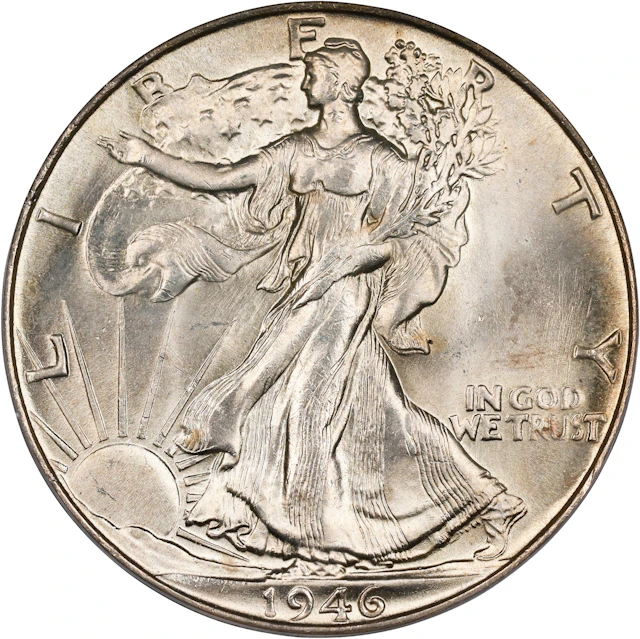 1946 Walking Liberty Half Dollar. MS-65 (PCGS). CAC. OGH Generation 2.2.