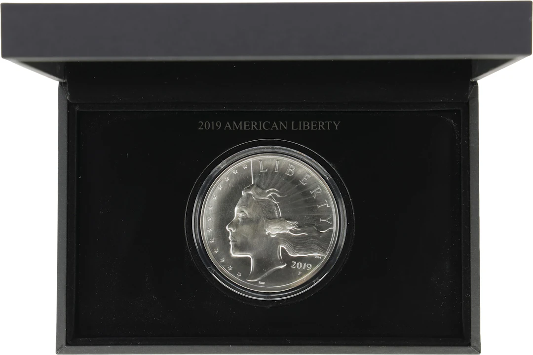 (2.5 oz, 77.76 g ASW). 2019-P American Liberty Silver Medal. High Relief.