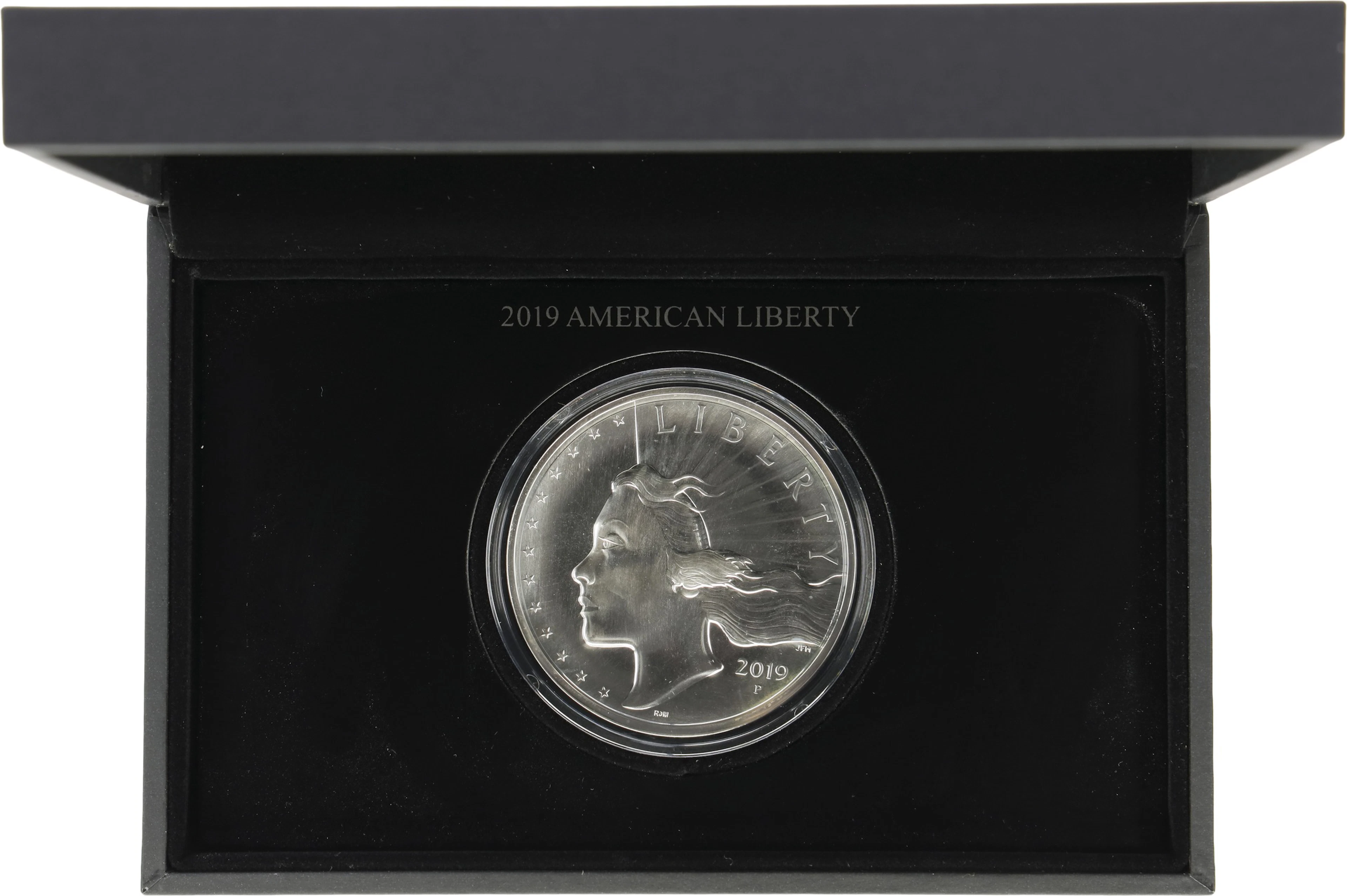 (2.5 oz, 77.76 g ASW). 2019-P American Liberty Silver Medal. High Relief.