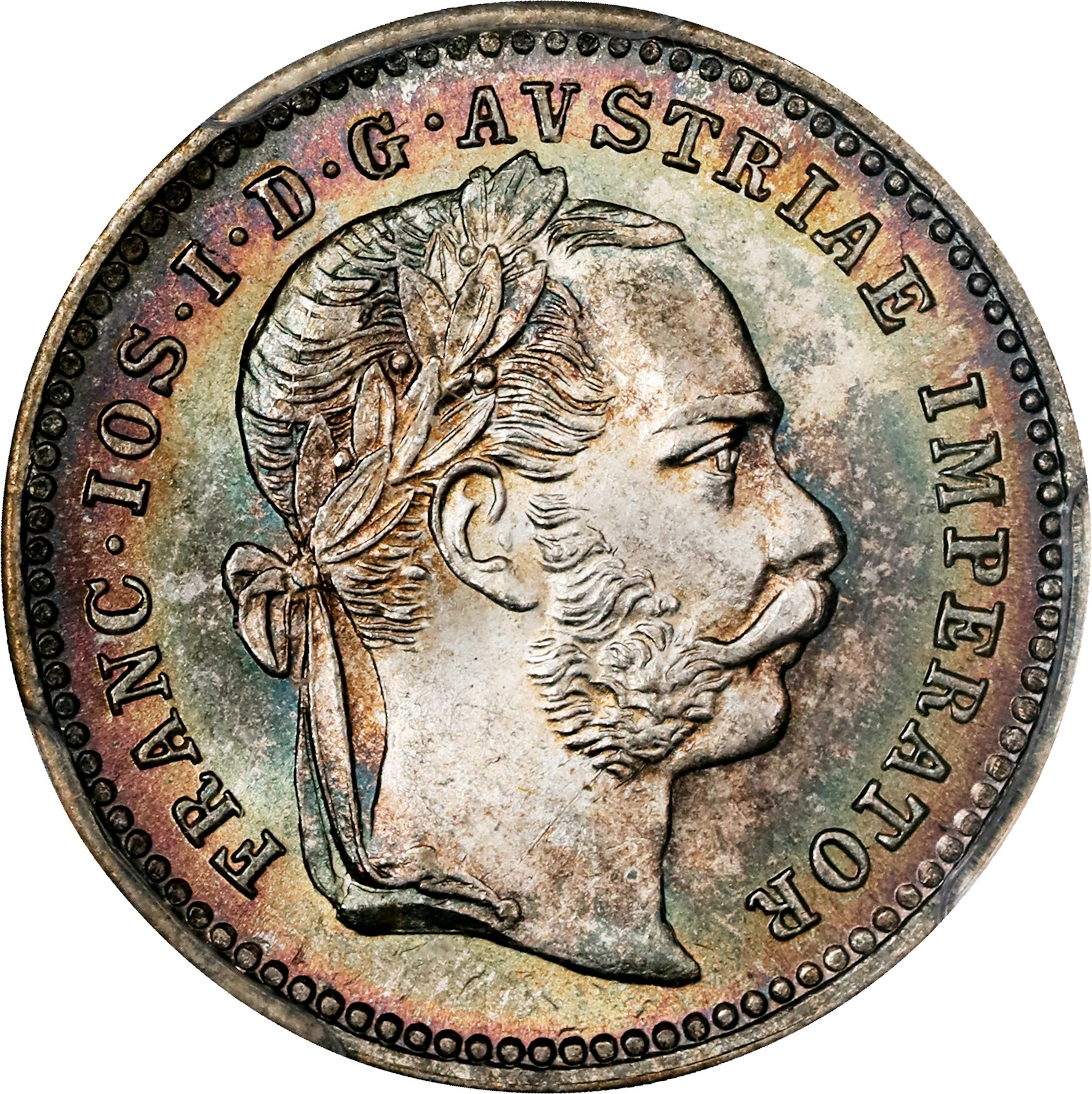 AUSTRIA. 10 Kreuzer, 1872. Vienna Mint. Franz Joseph I. PCGS MS-65.