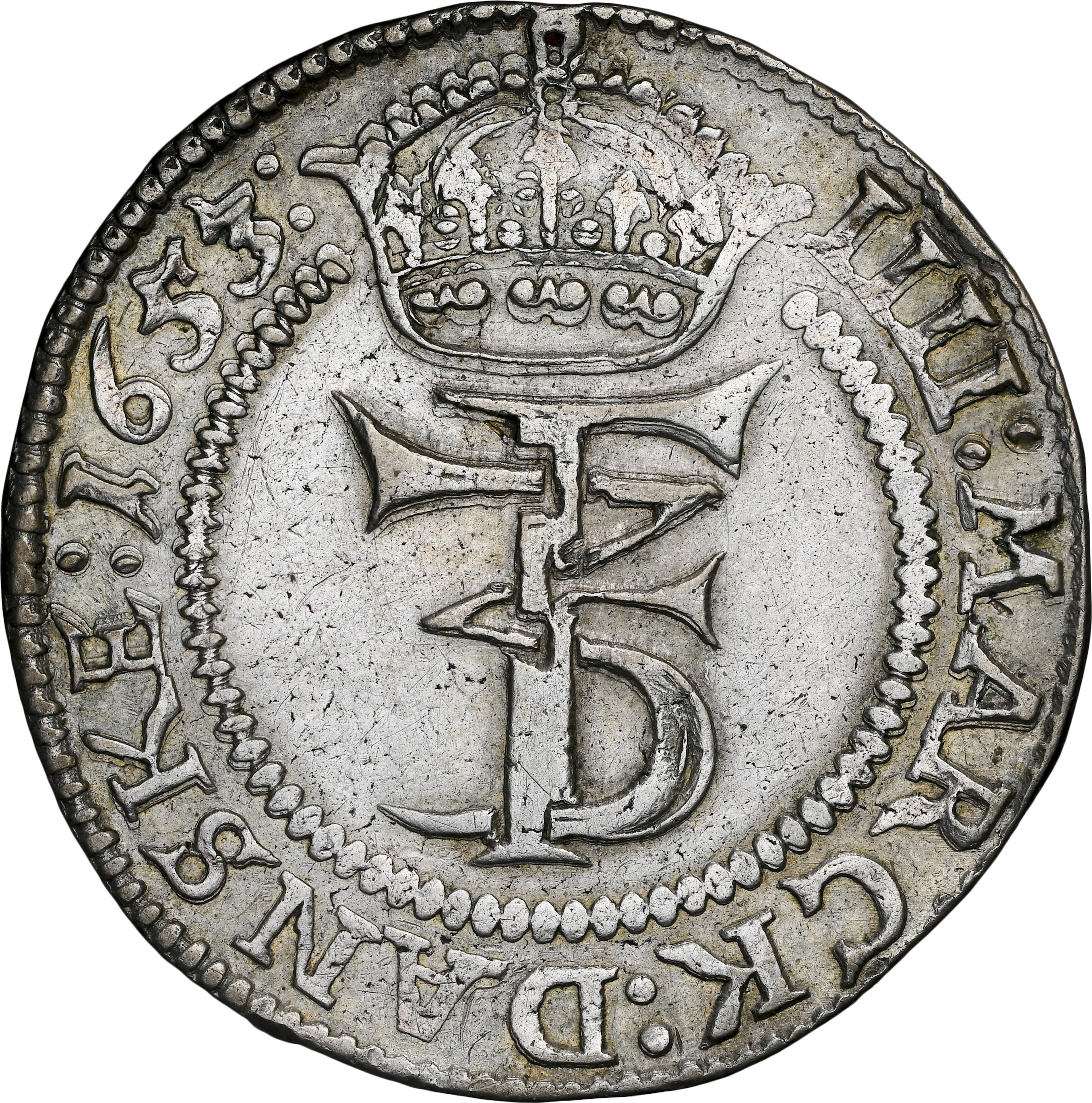 DENMARK. 2 Krone (8 Mark), 1653. Copenhagen Mint. Frederik III. NGC