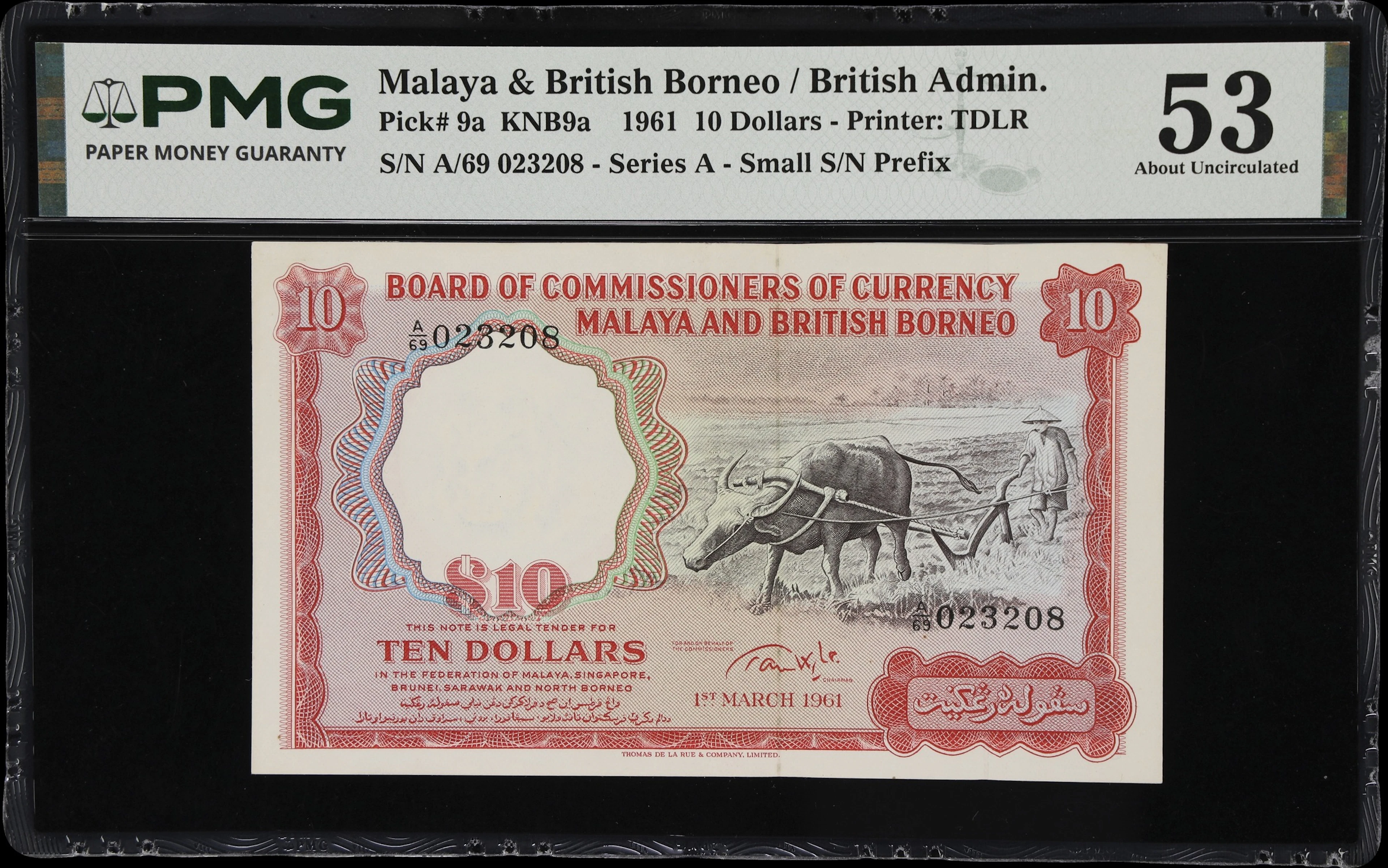 MALAYA AND BRITISH BORNEO. Board of Commissioners of Currency. 10