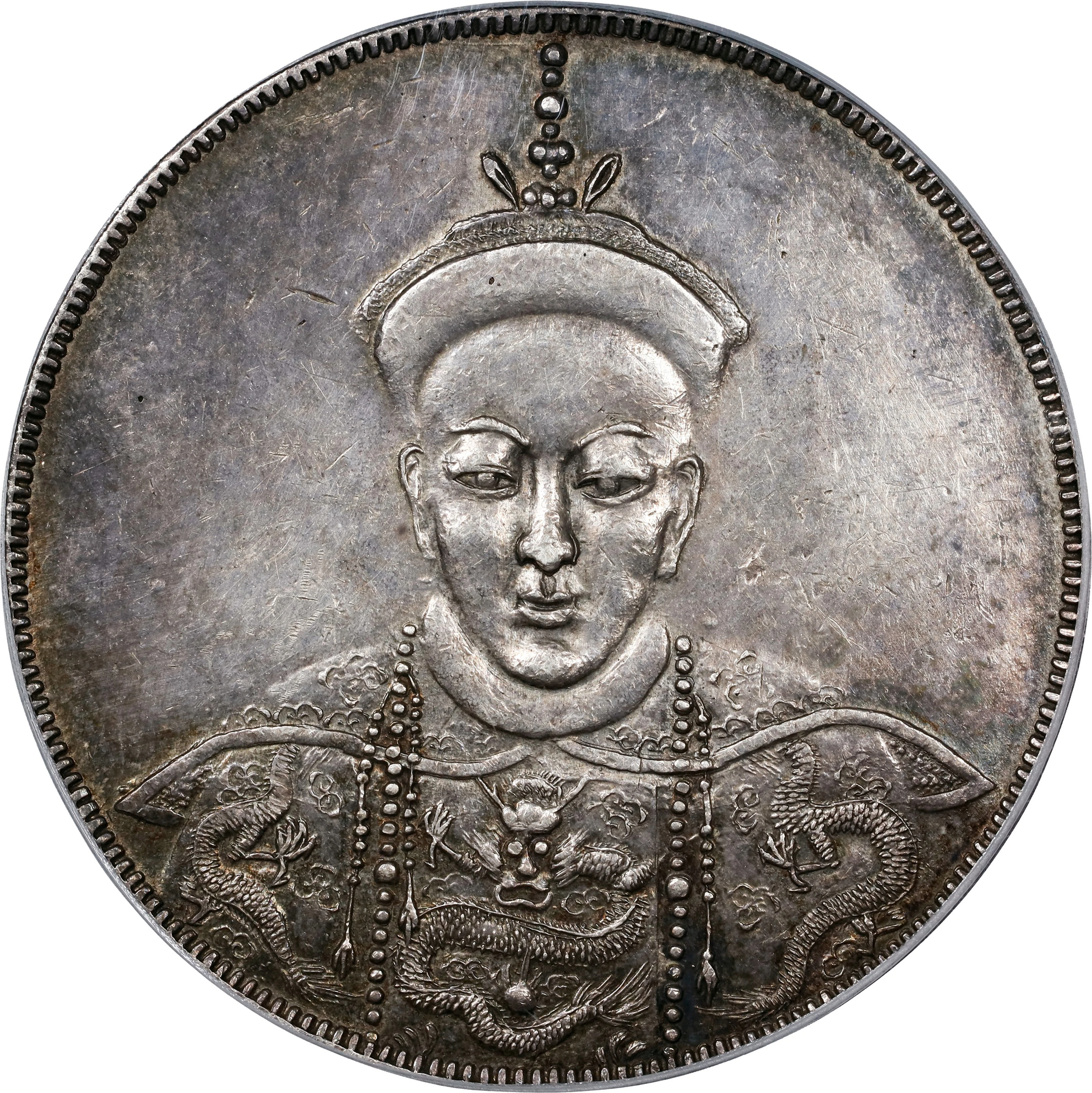 (t) CHINA. Fukien. Fantasy "Tung-Chih" Silver Dollar, ND (ca. early