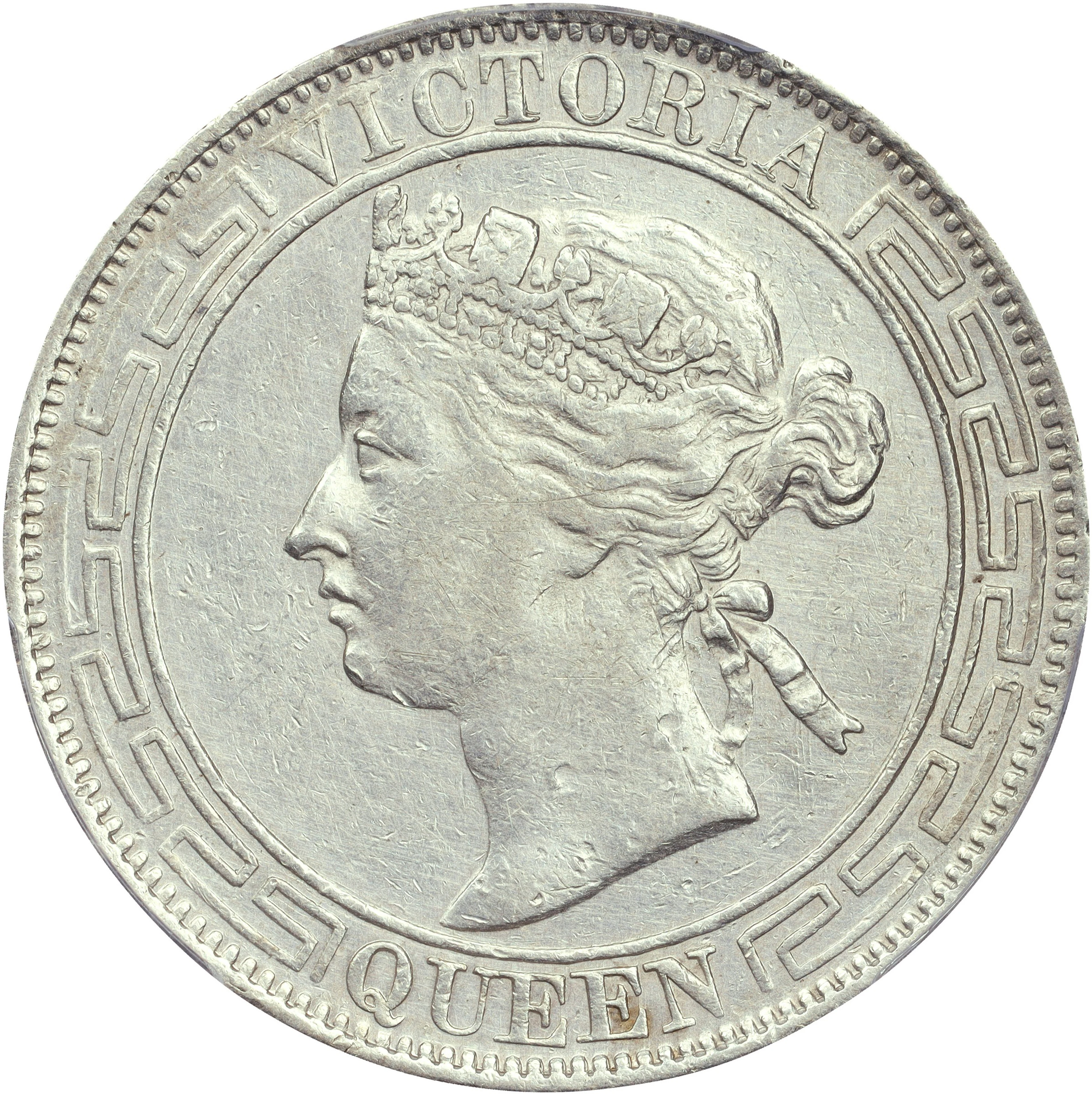 (t) HONG KONG (SAR). 50 Cents, 1866. Hong Kong Mint. Victoria. PCGS