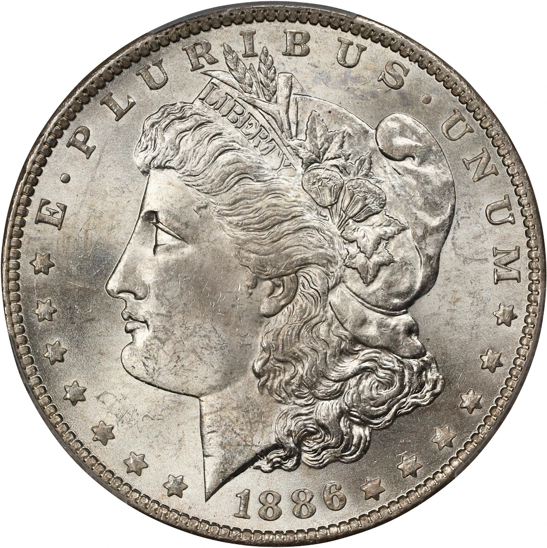 1886-O Morgan Silver Dollar. MS-64 (PCGS). CMQ.