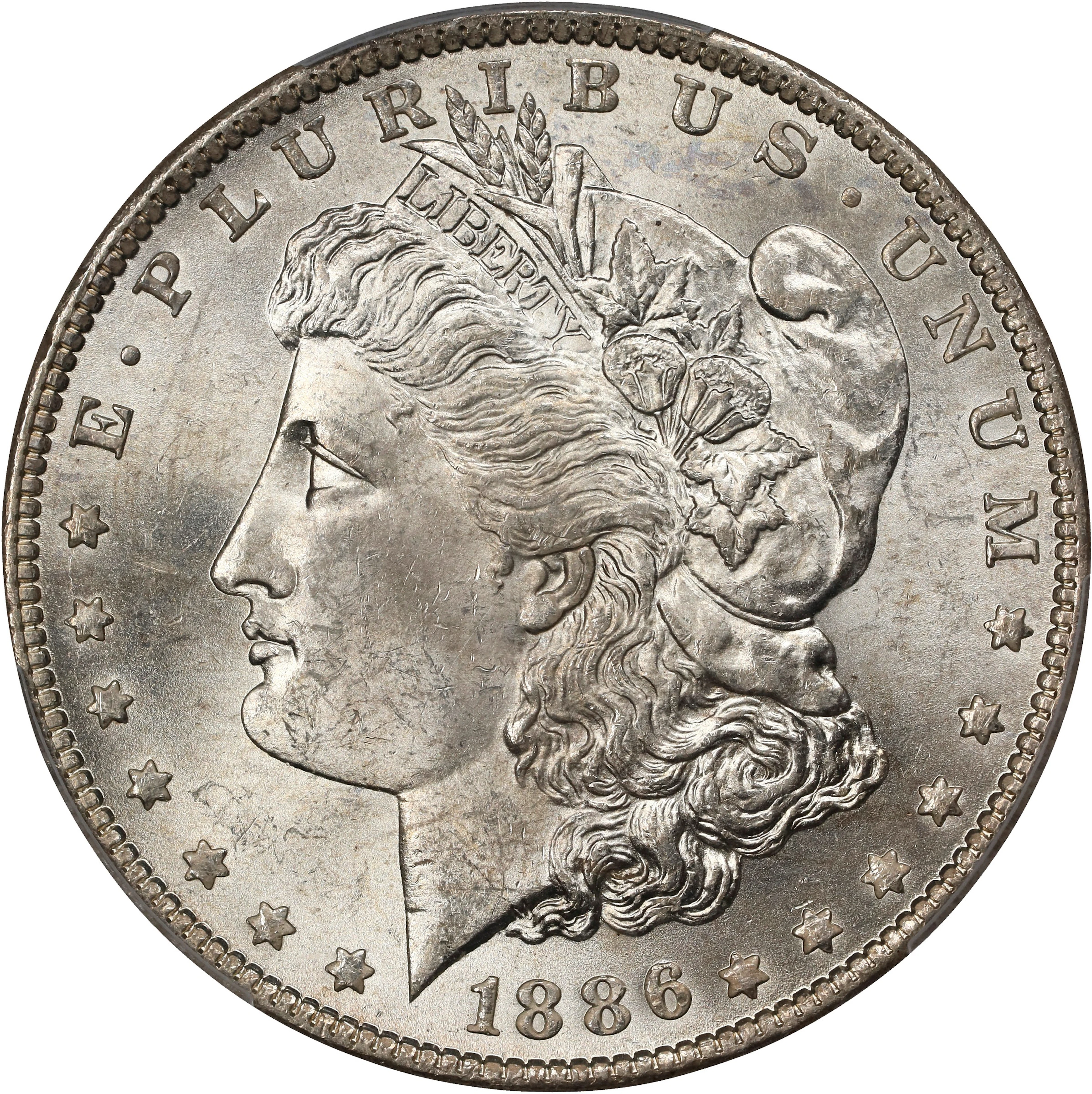 1886-O Morgan Silver Dollar. MS-64 (PCGS). CMQ.