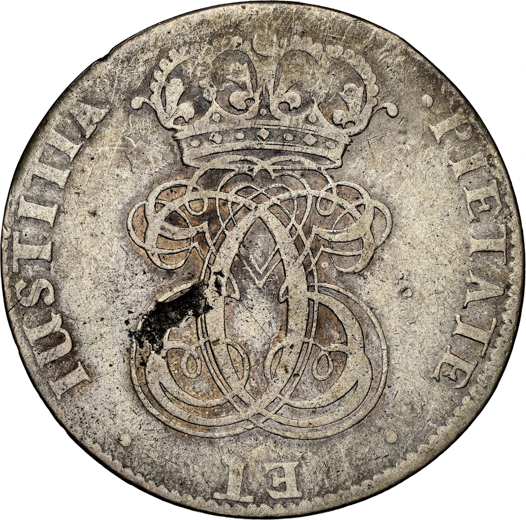 NORWAY. Krone (4 Mark), 1688. Kongsberg Mint. Christian V. NGC VF