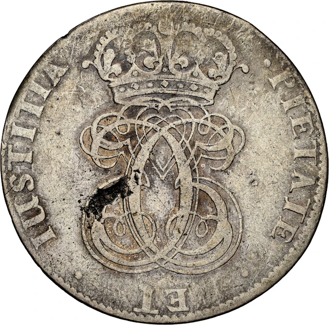 NORWAY. Krone (4 Mark), 1688. Kongsberg Mint. Christian V. NGC VF