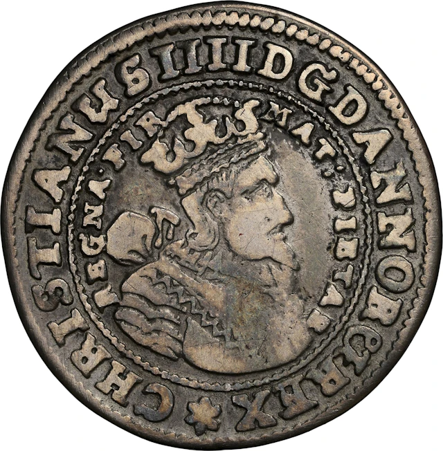 NORWAY. 1/8 Speciedaler, 1646. Cristiania Mint. Christian IV. NGC