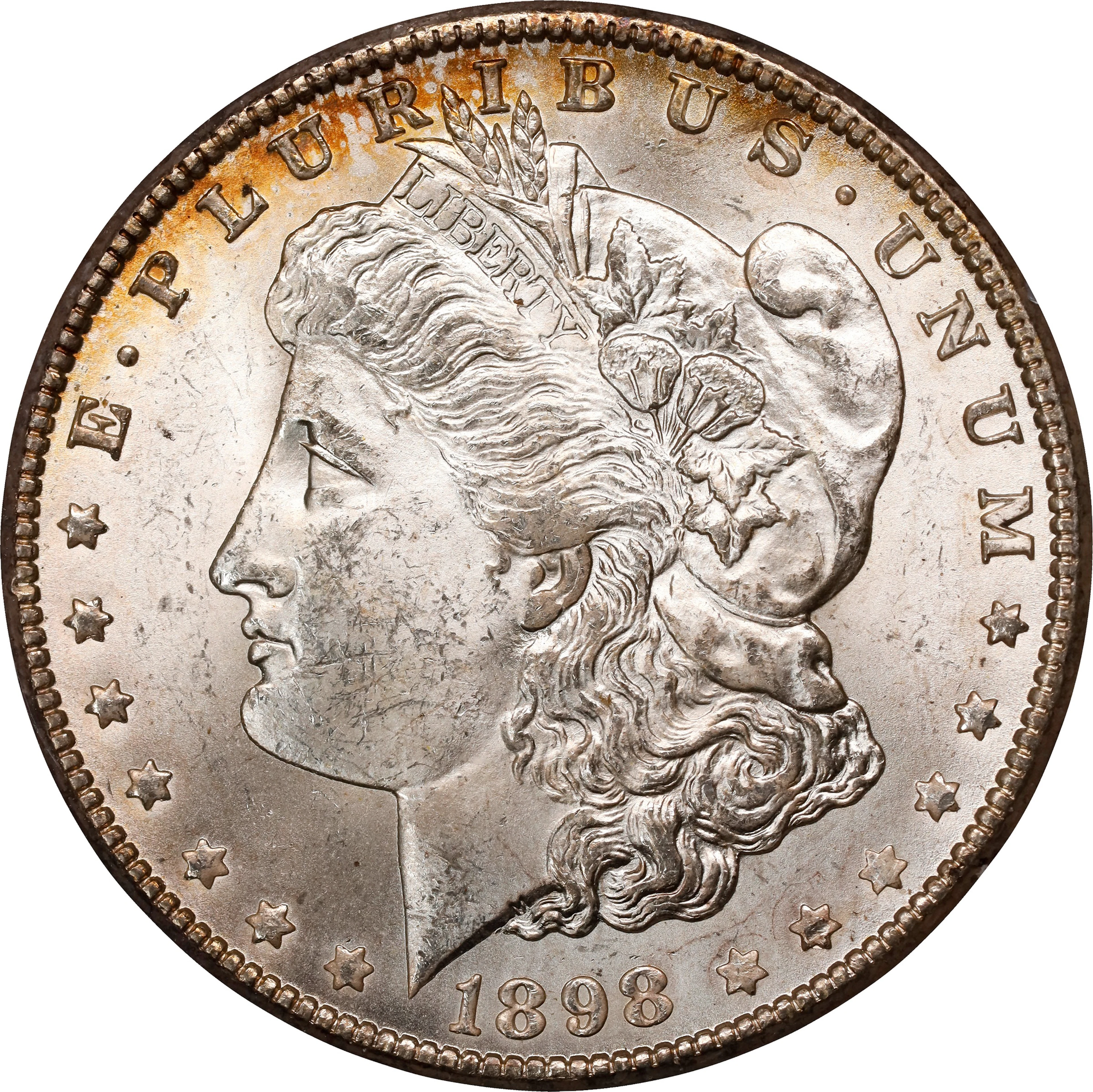 1898-O Morgan Silver Dollar. MS-63 (PCGS). OGH Generation 1.2 Rattler.