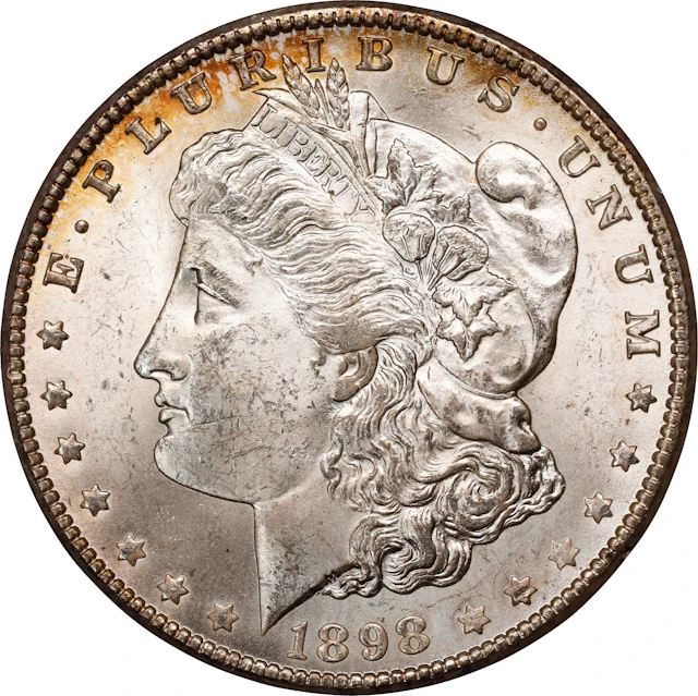 1898-O Morgan Silver Dollar. MS-63 (PCGS). OGH Generation 1.2 Rattler.