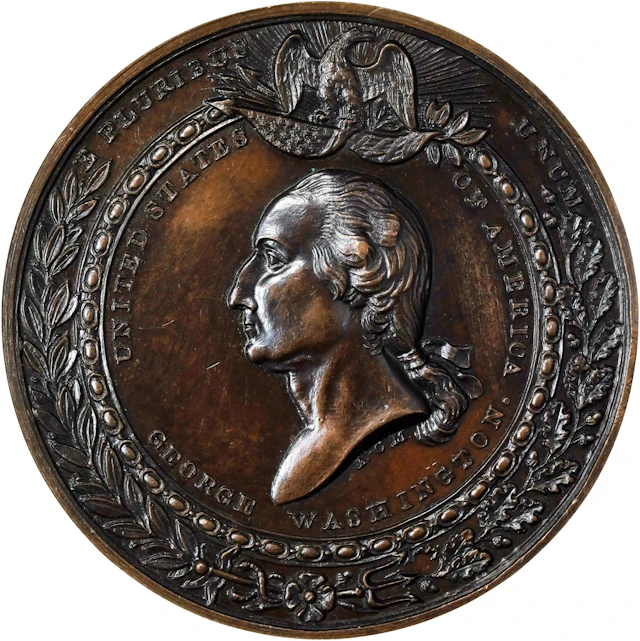 1853 Crystal Palace Medal. By Alexander C. Morin and Anthony Paquet.