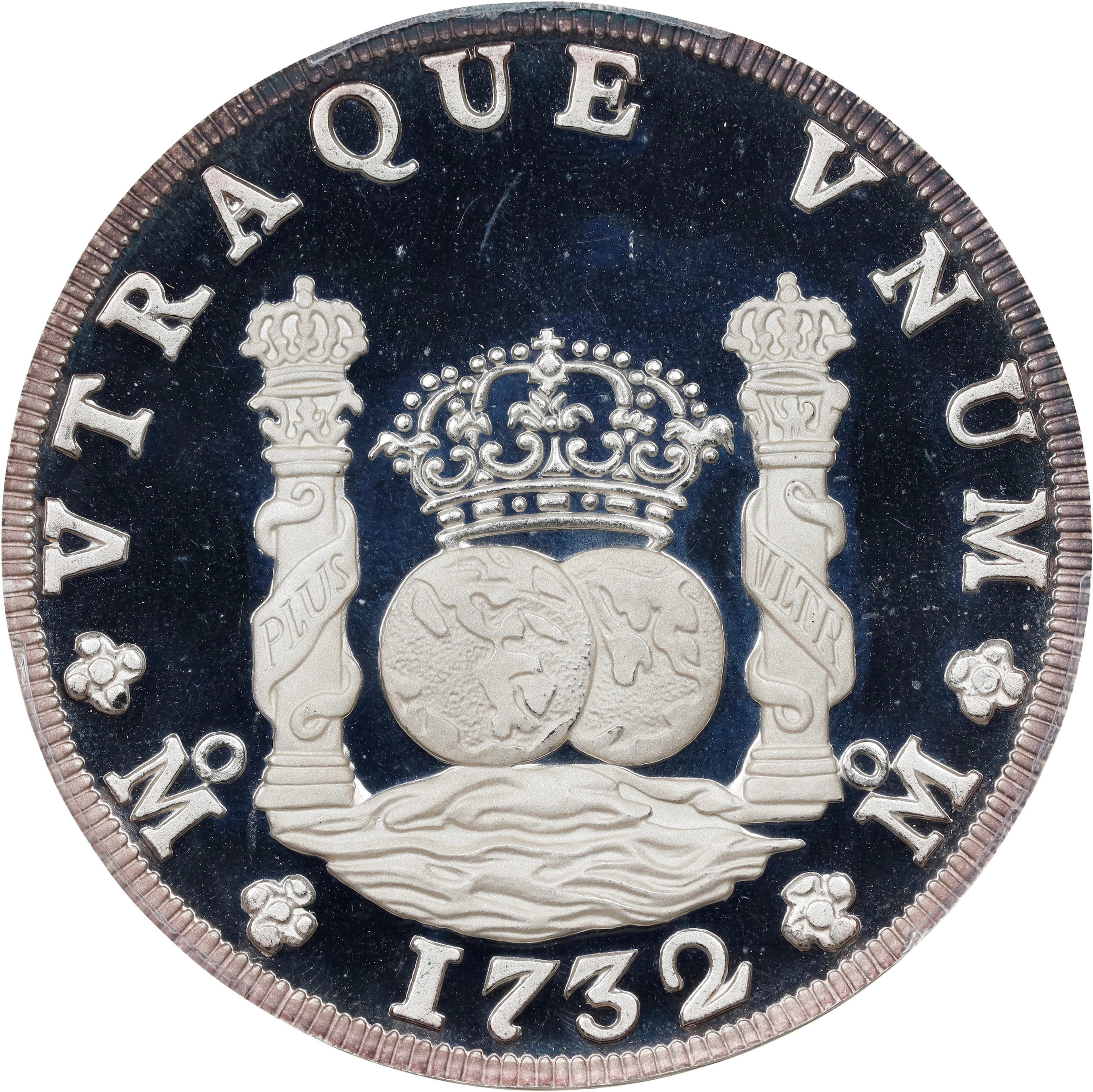 MEXICO. 5 Onza Silver Medal, "1732" (1987)-Mo. Mexican (San Luis Potosi)