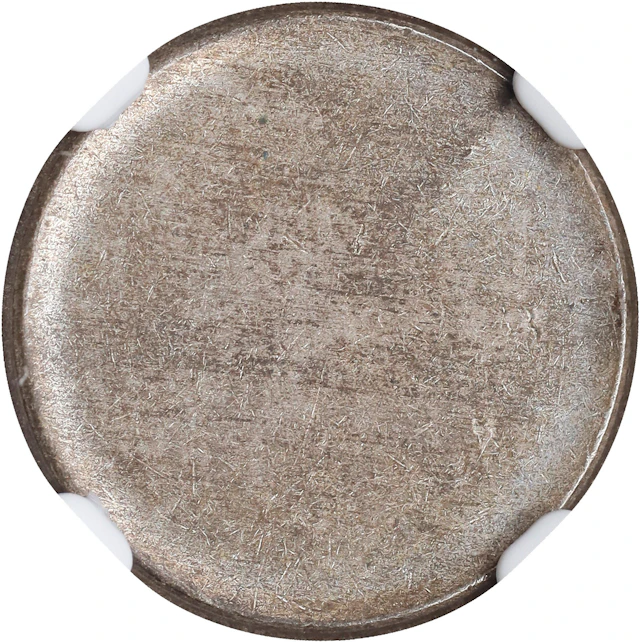 Dime Blank Planchet. 90% Silver. Type II. (NGC).