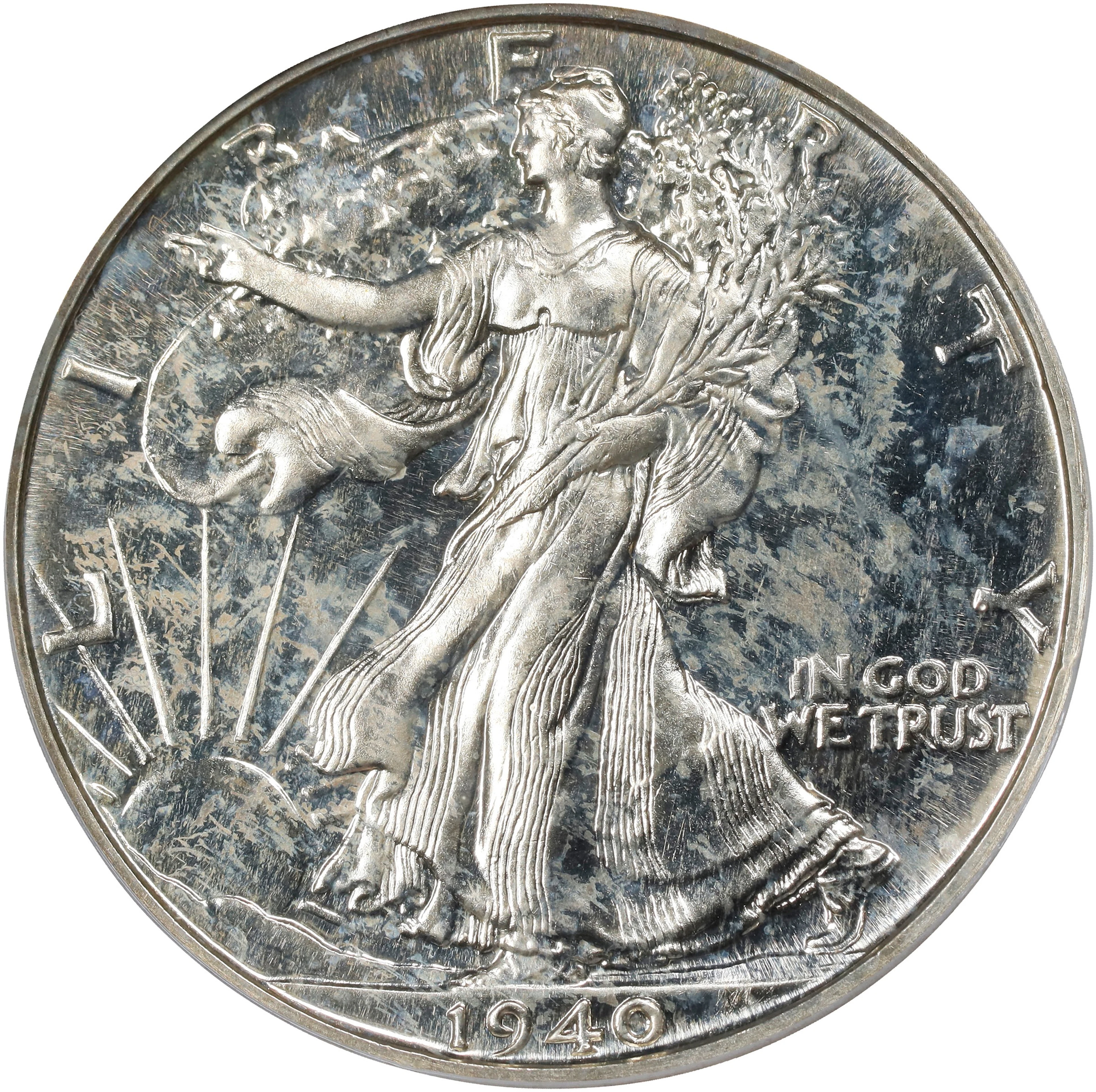 1940 Walking Liberty Half Dollar. Proof-67 (PCGS).