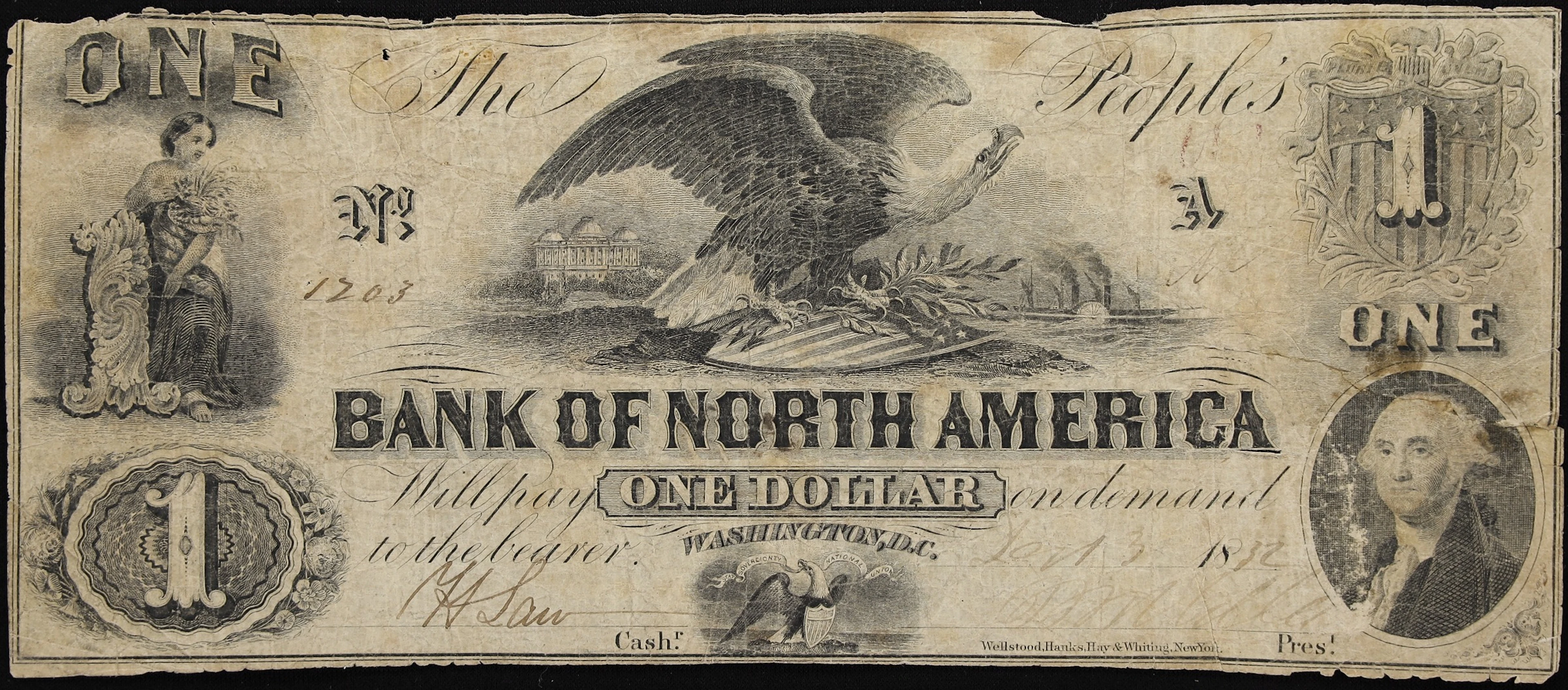 Washington, District of Columbia. People's Bank of North America.