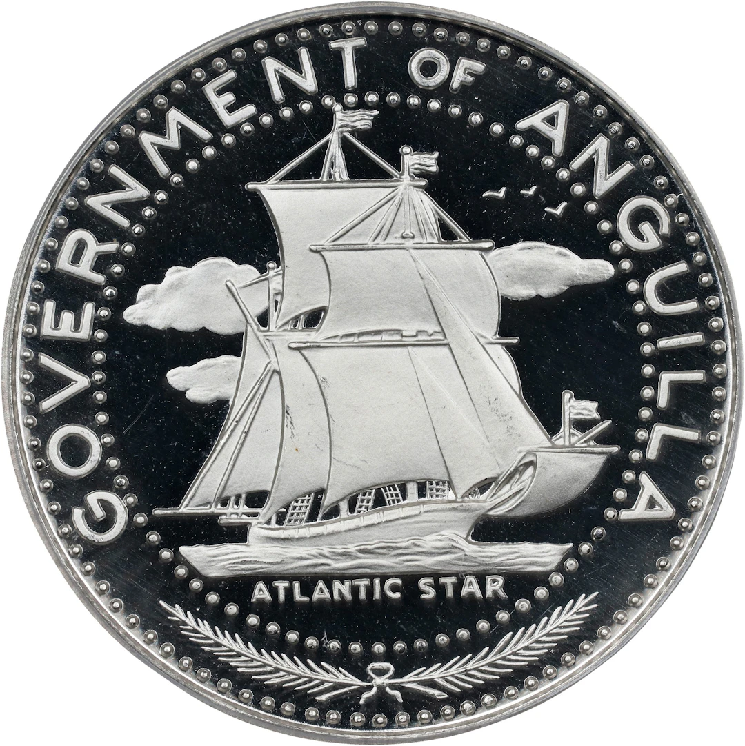 ANGUILLA. 4 Dollars, 1969. PCGS PROOF-68 Deep Cameo.