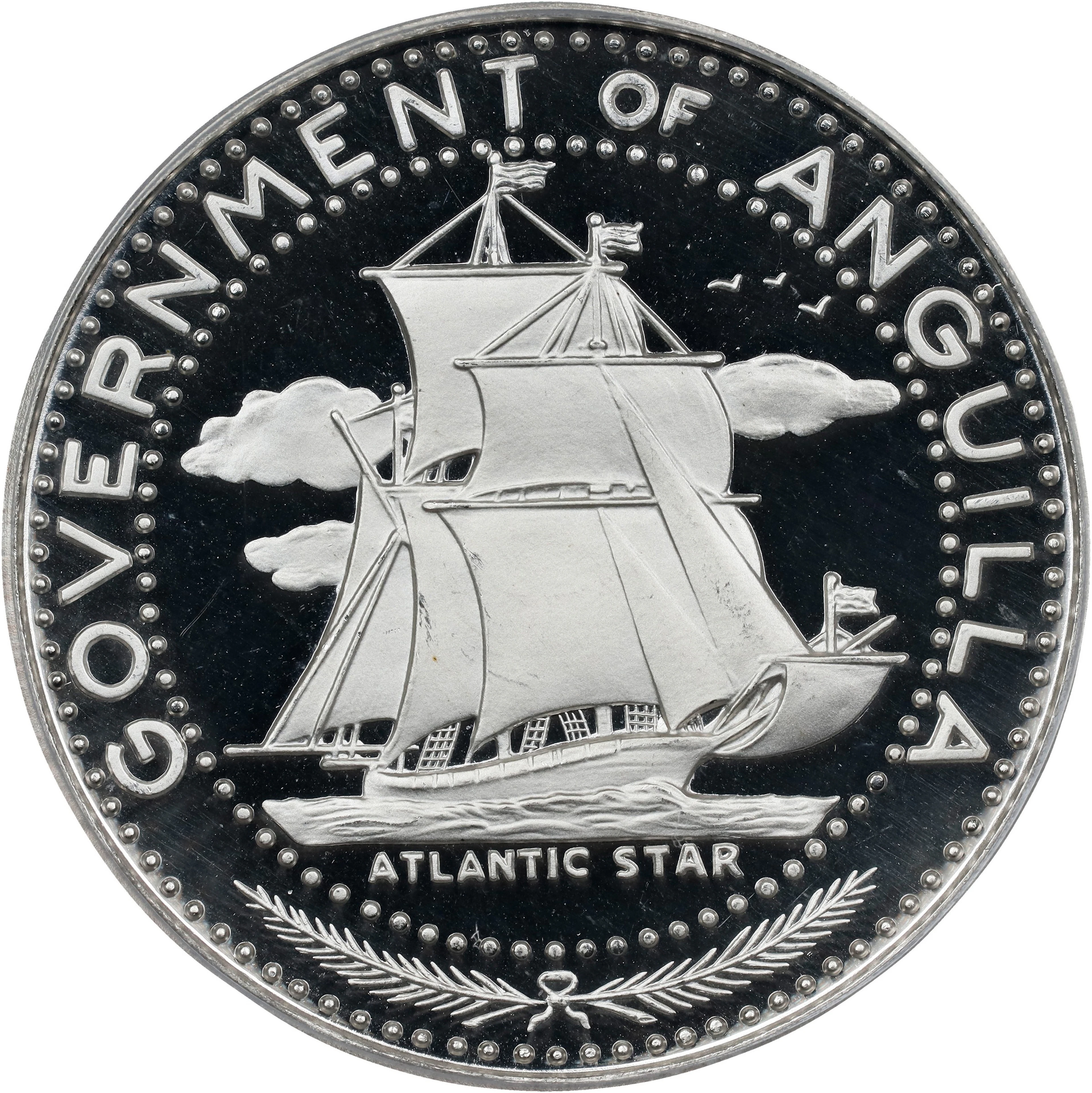 ANGUILLA. 4 Dollars, 1969. PCGS PROOF-68 Deep Cameo.