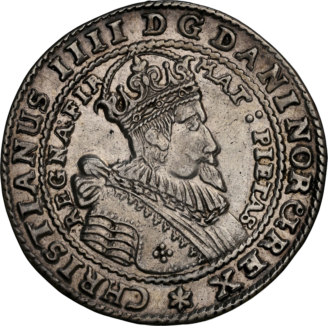 NORWAY. 2 Speciedaler, 1642. Christiania Mint. Christian IV. NGC AU