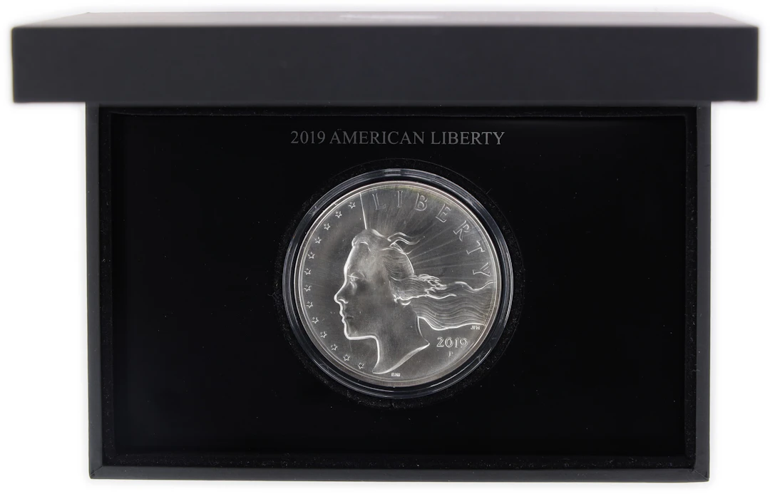 (2.5 oz, 77.76 g ASW). 2019-P American Liberty Silver Medal. High Relief.